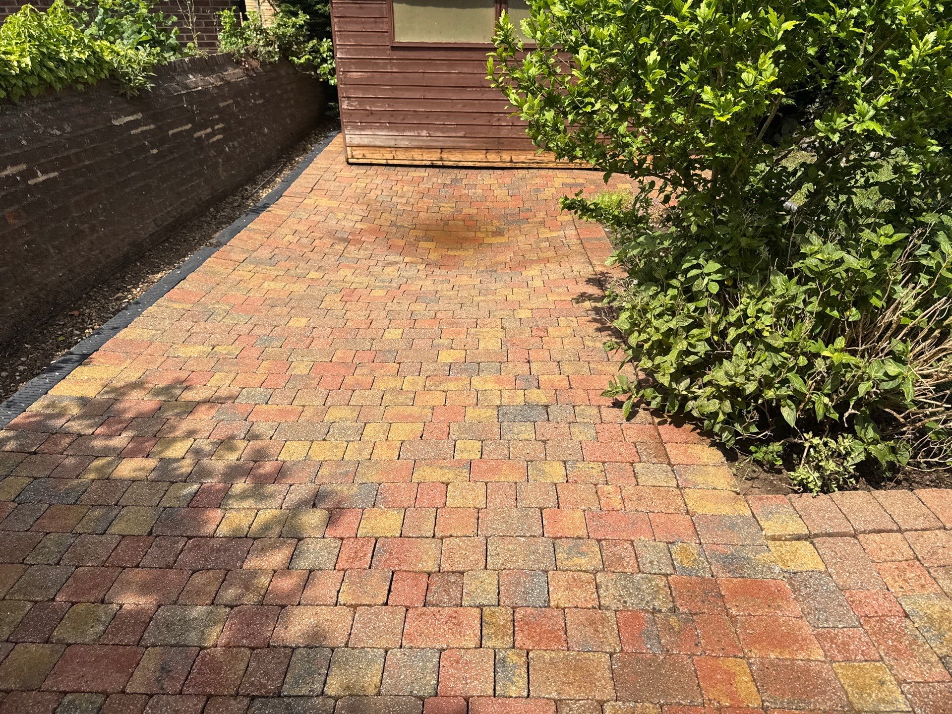 Patio Clean using Honda 21lt High Pressure Machine by Ges Exterior Cleaning ltd