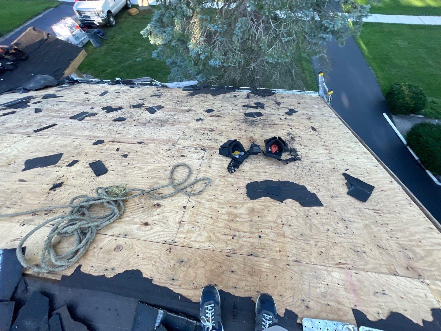 Siding Installation using Alside Charter Oak Siding  by Pro Home Services Inc