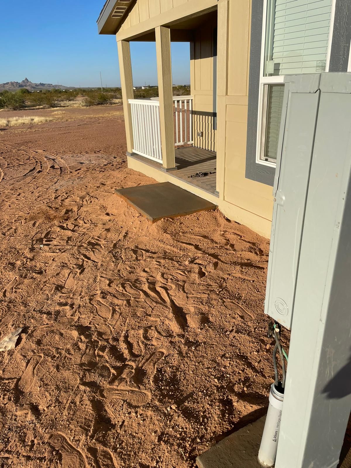 Project in Eloy by Mobile Home Installations
