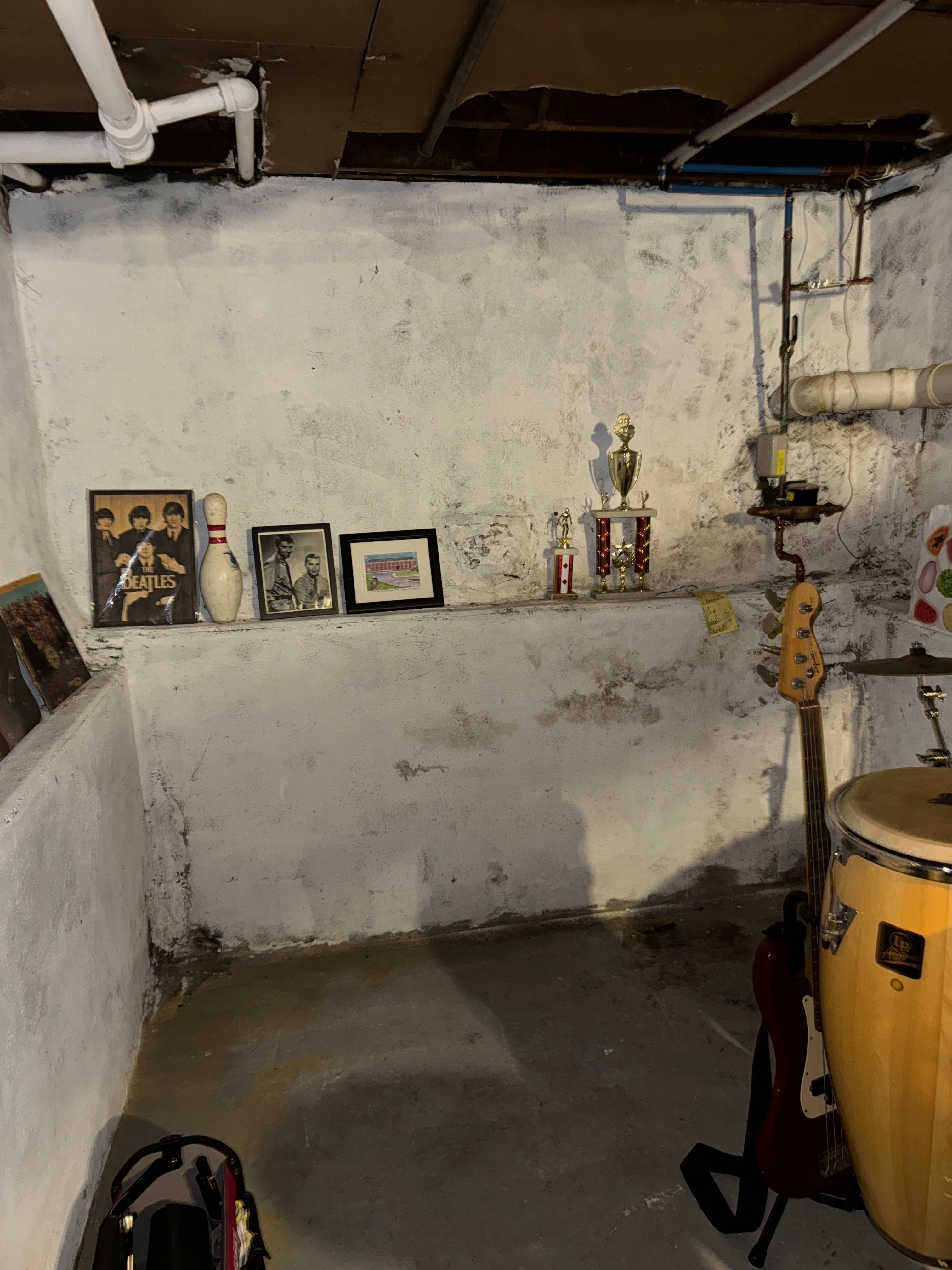 Interior French Drain & Mold Remediation in Mt Tabor NJ by Pure Service Pro, LLC 
