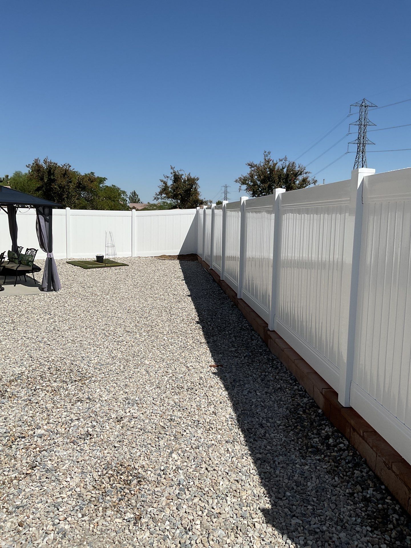 Fence Installation using Vinyl by Fence Guys Inc.