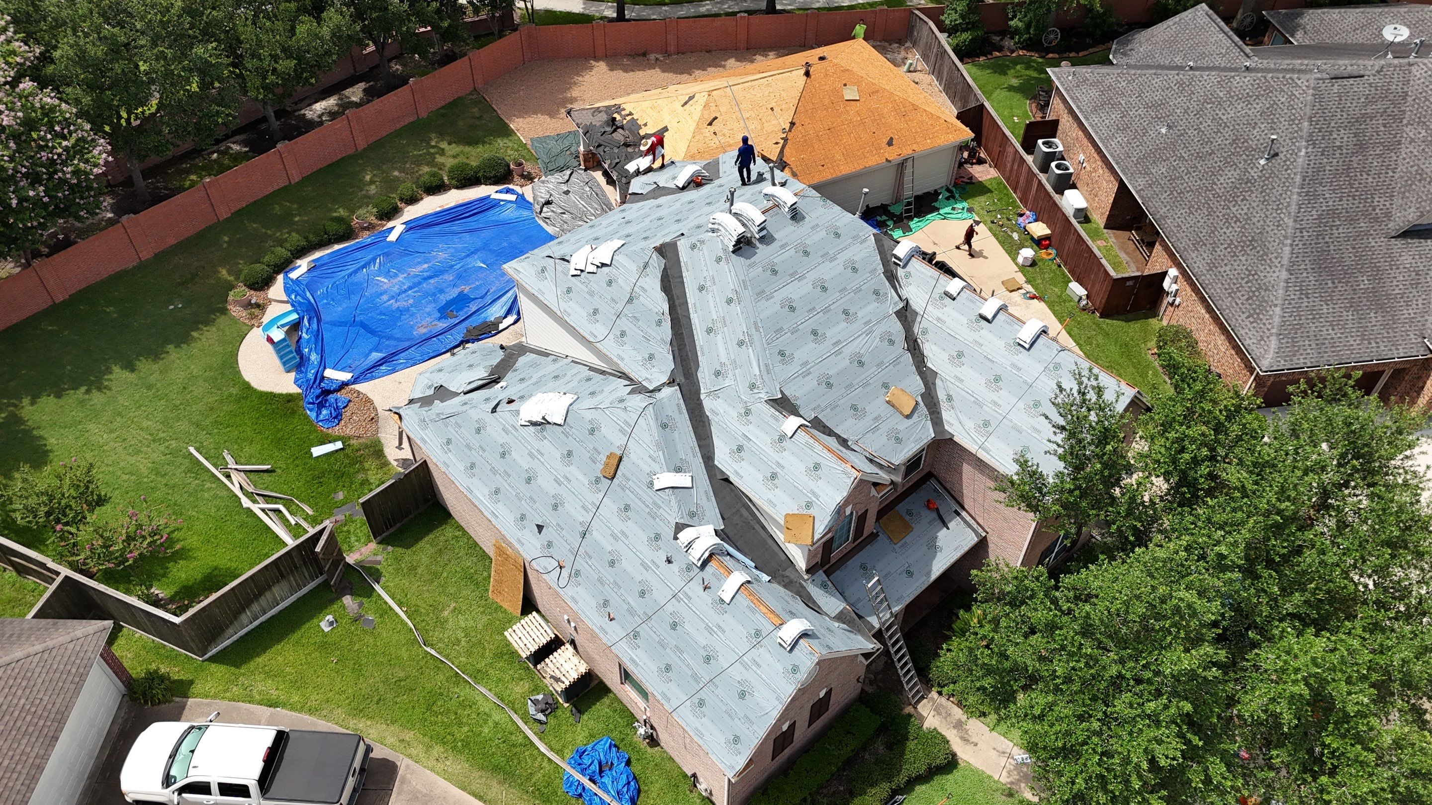 Residential Roofing Installation using IKO Nordic in Cypress by Core Four Roofing