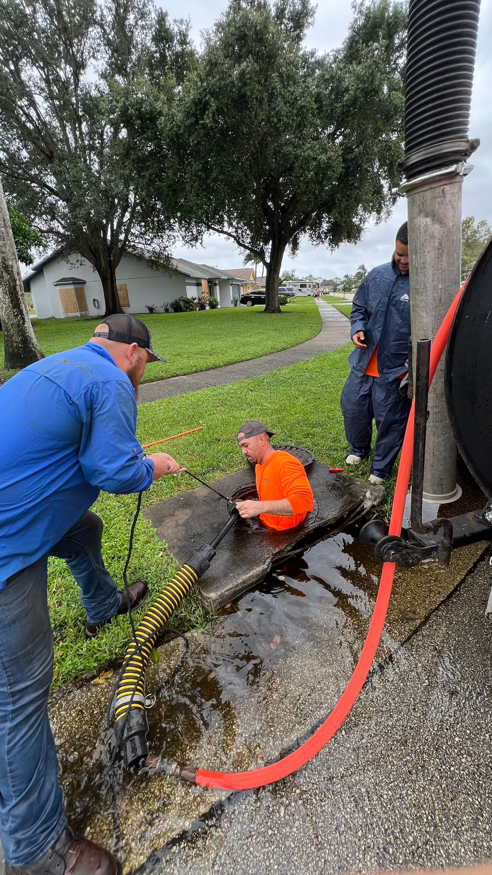 Naples Community Stormwater Blockage by Don Mar, Inc. Storm Water Solutions