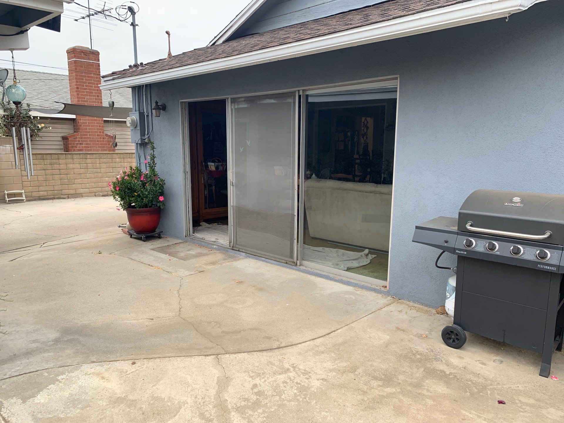 Patio door installation using Amsco Studio Series Vinyl by American Window Company