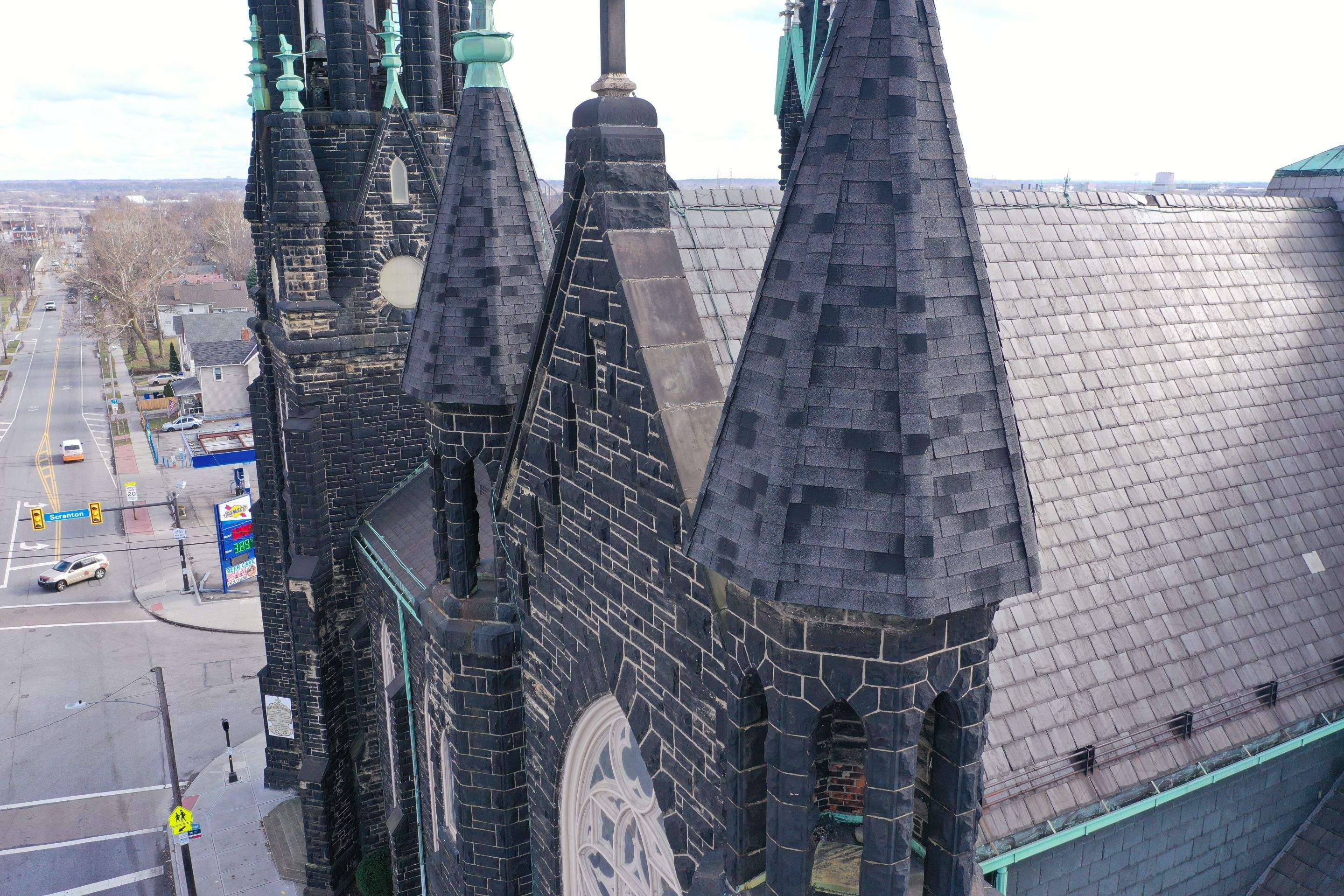 Drone Inspection by Absolute Roofing and Construction