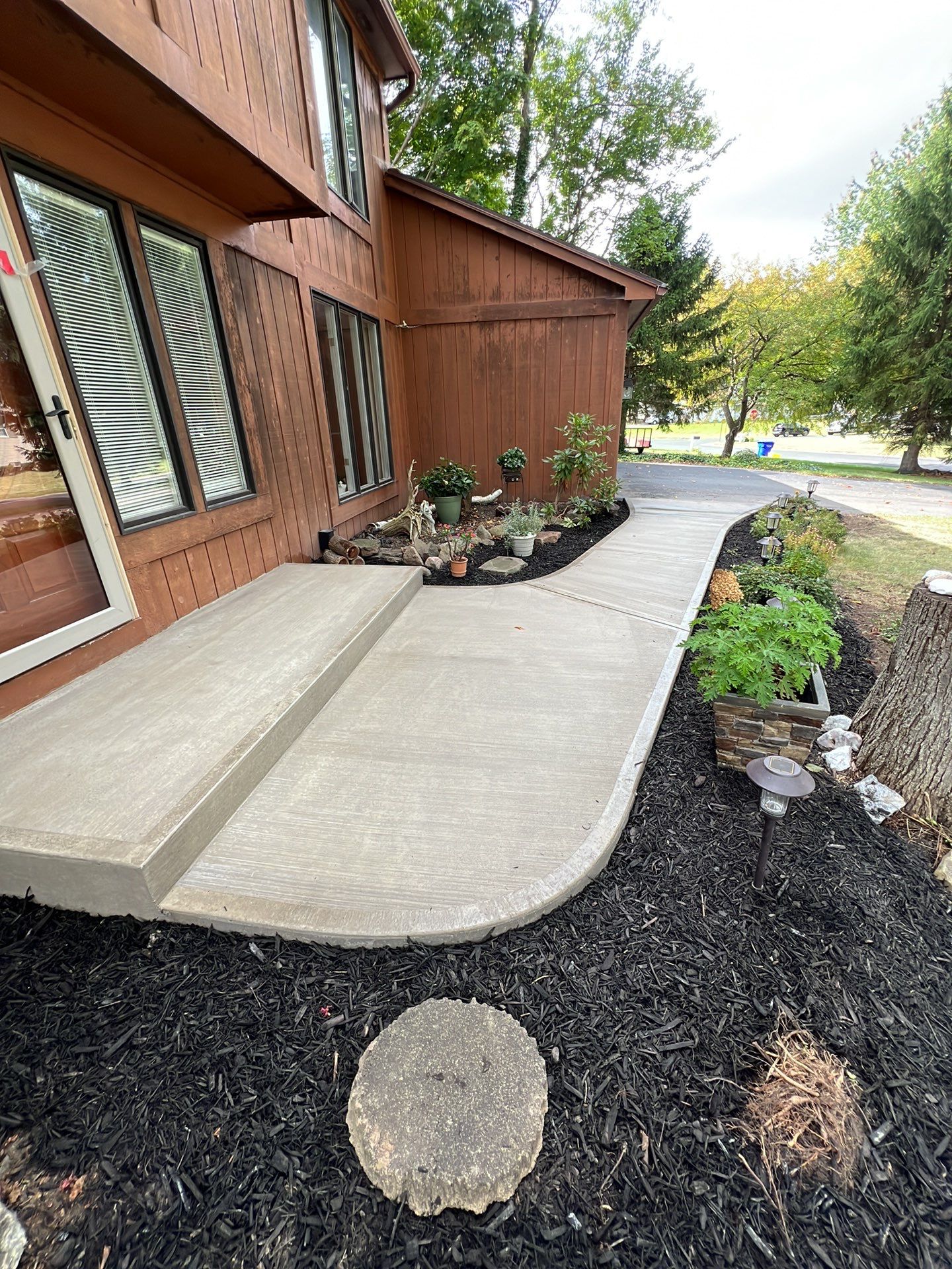 Broom Finish Walkway  by NG Masonry & Construction LLC