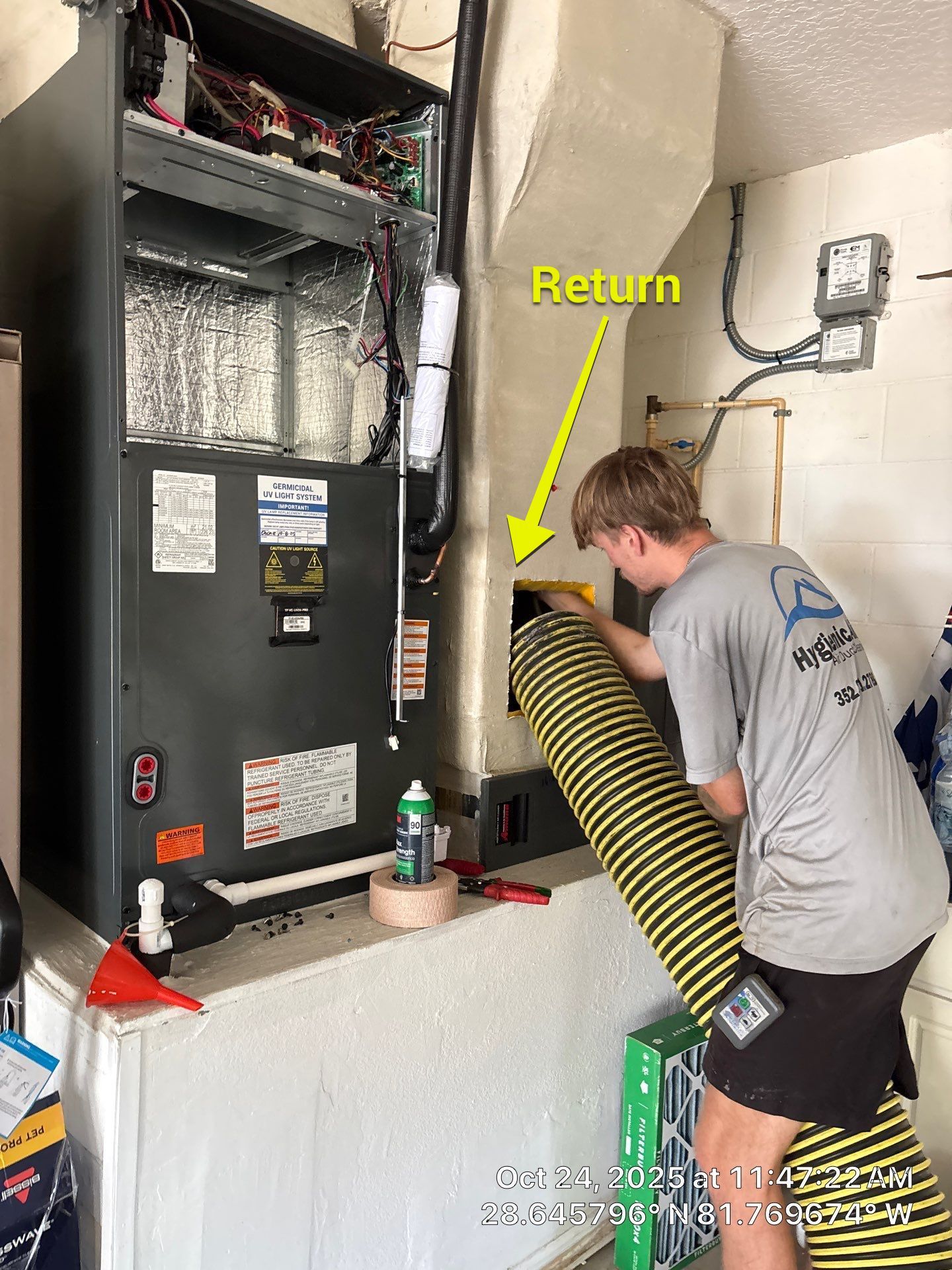 Air Duct Cleaning in Clermont by Hygienic Air, Inc