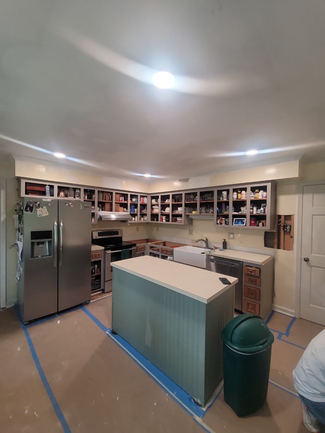 A Pathway to Personality – A Two-Tone Kitchen Transformation in Apex by Elite Remodeling and Design LLC