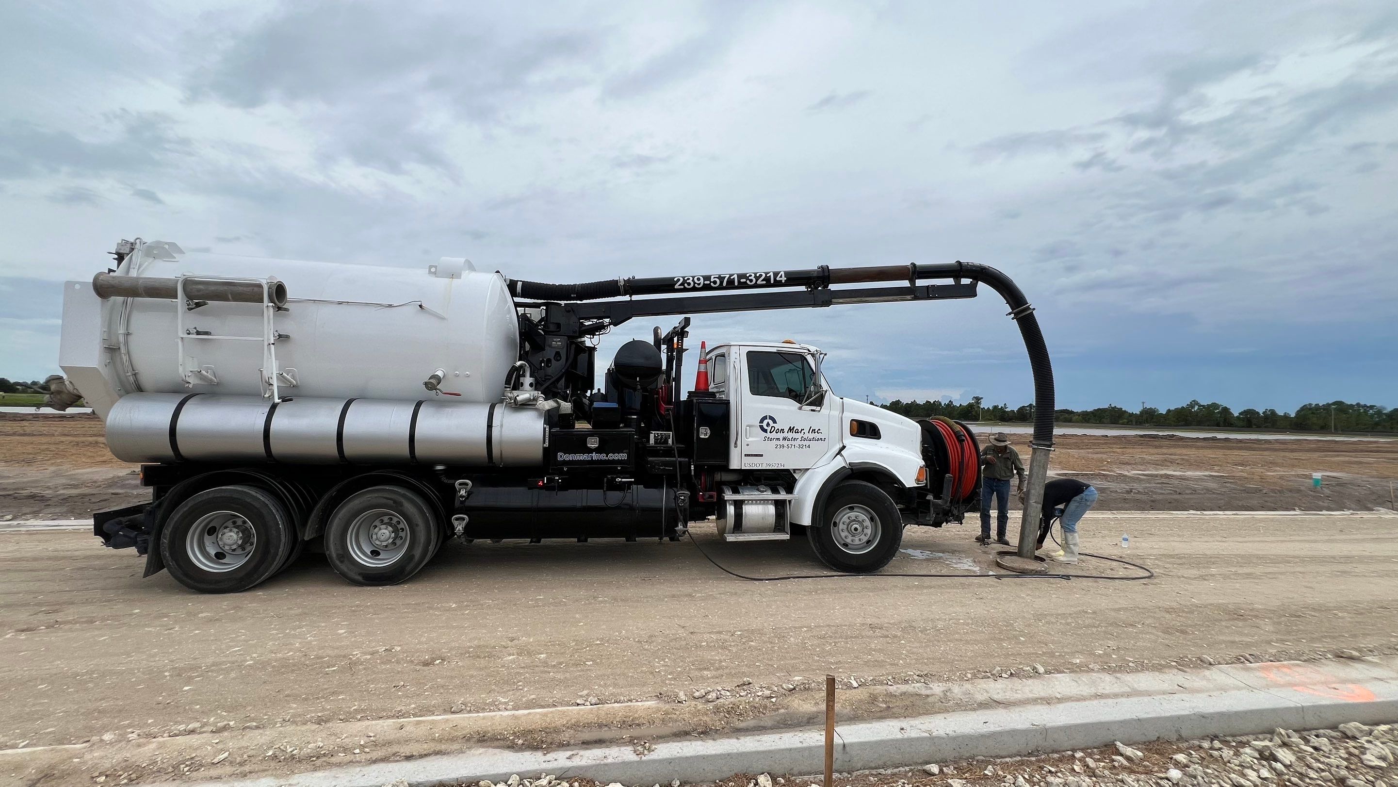 Lehigh Acres New Construction Community Sewer System Cleaning Part 2 by APS Power & Water