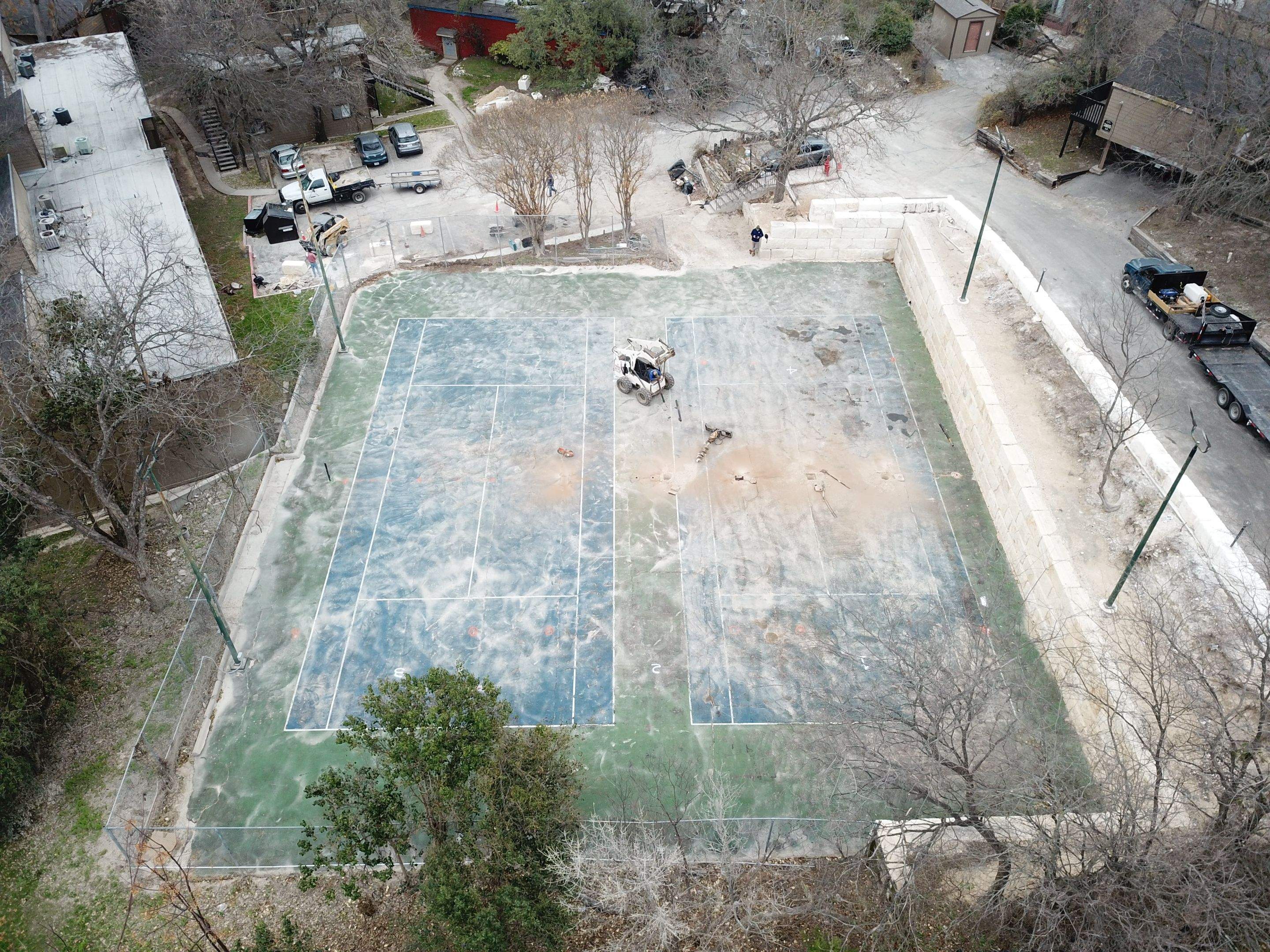 Tennis Court Conversion to Pickleball by Sport Court Austin