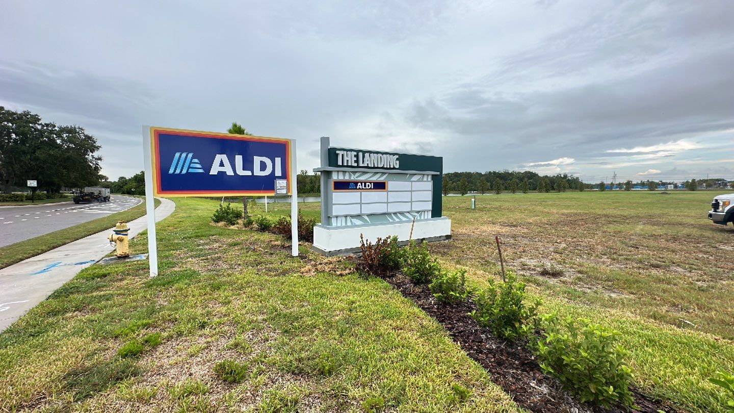 Monument Signs for The Landing by SignCrafters