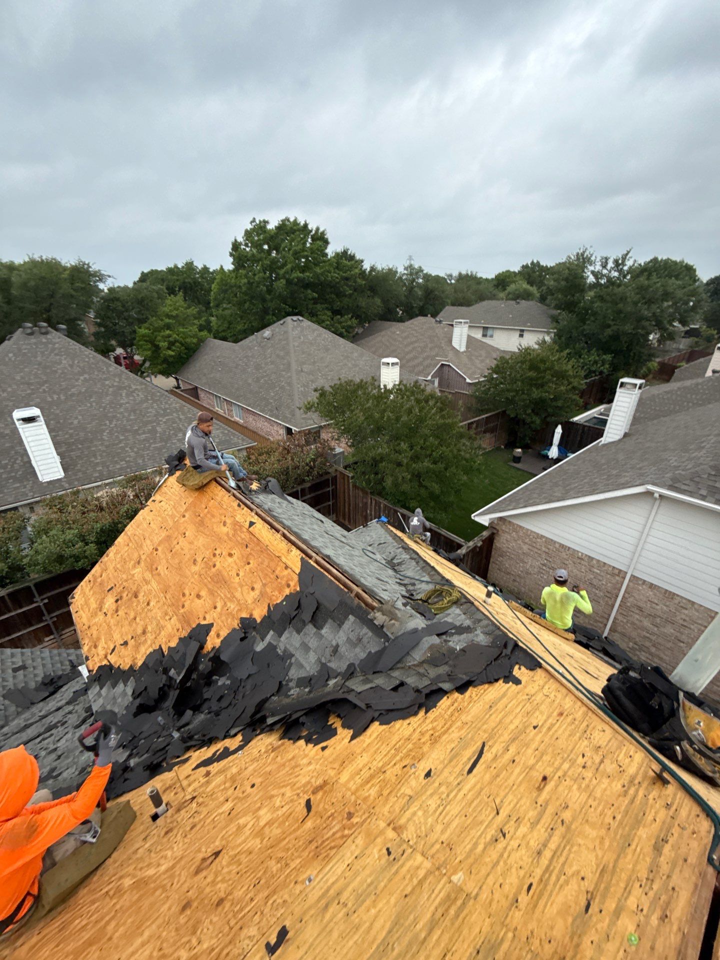 Residential Roof Replacement using GAF HDZ - Weathered Wood by Elite Roofing LLC