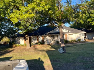 White brick with IKO Granite Black