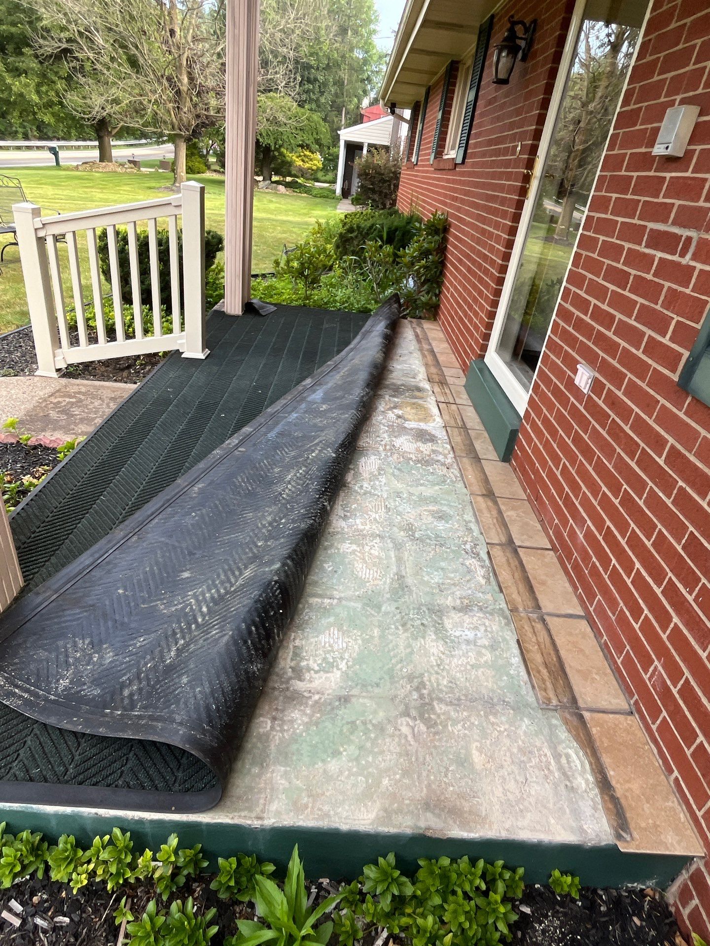 Porch + Garage Project in South Park Township by Floors in a Day, Inc