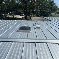 26ga 1" Nail-Strip Mill Finish  by Total Roofing System The Metal Roof Experts