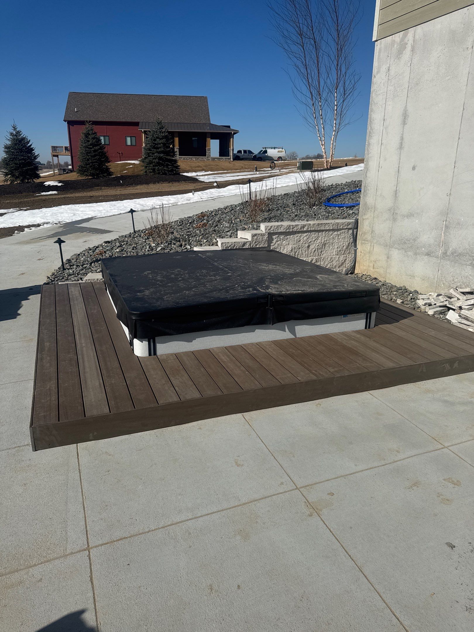 Timbertech Deck with Glass Railing by EAGLE EYE ENTERPRISES
