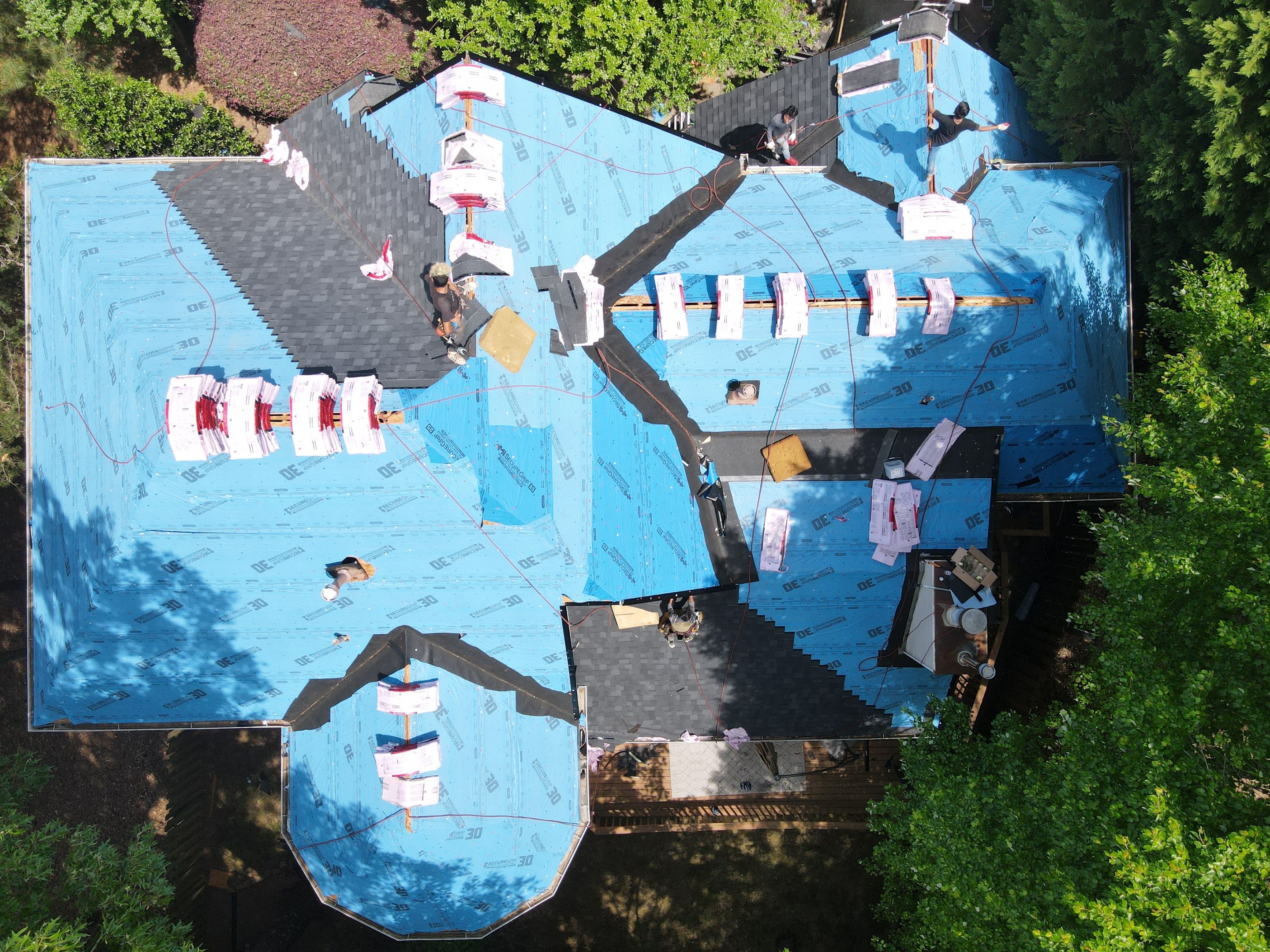 Residential Roofing Installation using Owens Corning by Inspector Roofing and Restoration