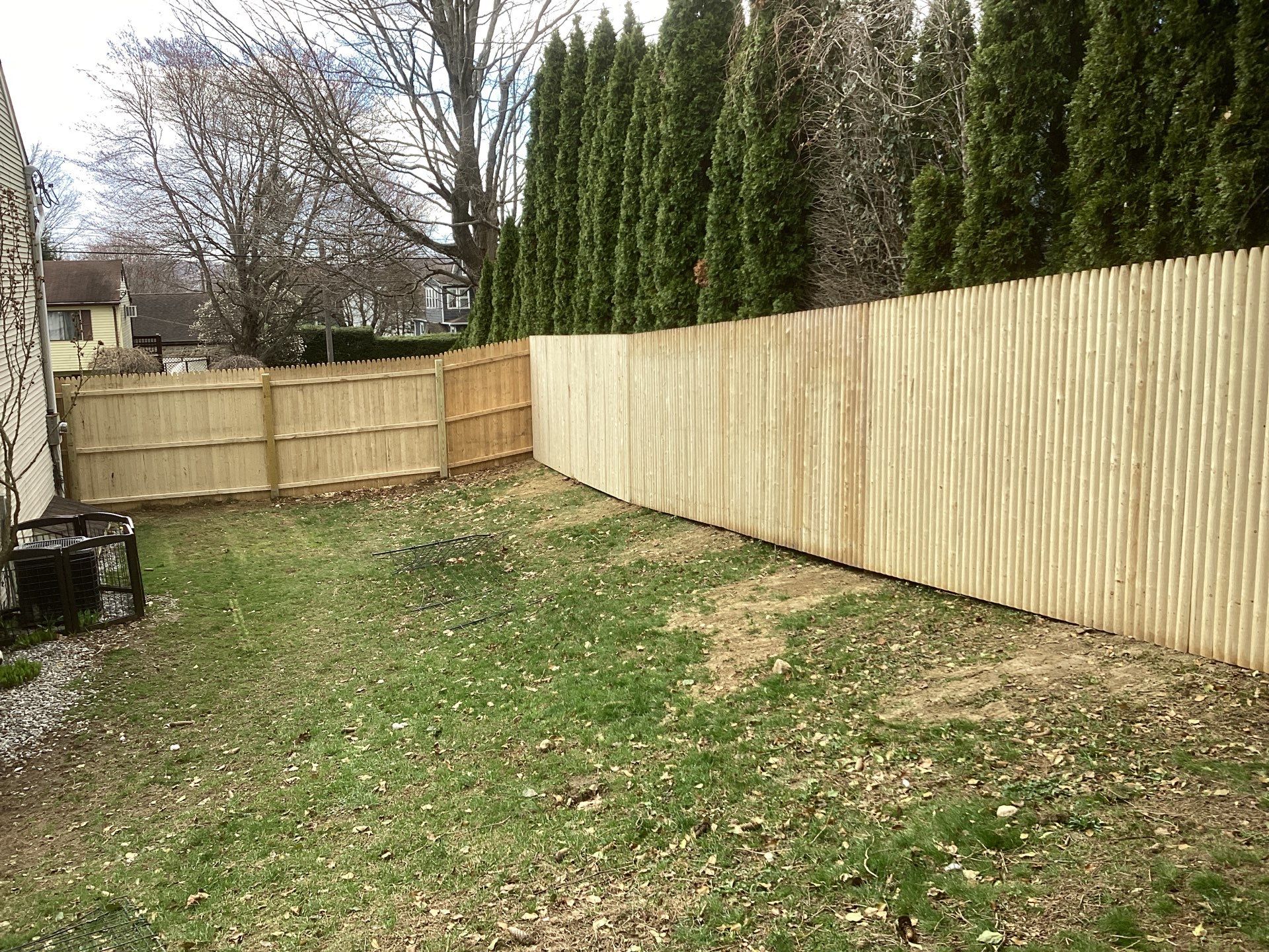 Replacement Wood Fence and Gates  by DiGiorgi Roofing and Siding Inc