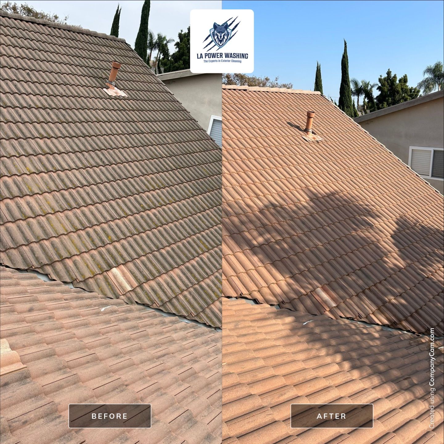 Roof Cleaning by La Power Washing Inc