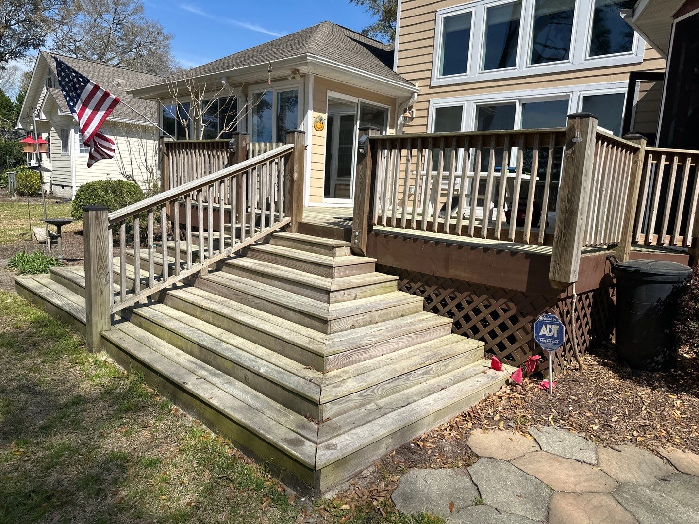 Weathered Deck using Wood Sealant by DuraSeal