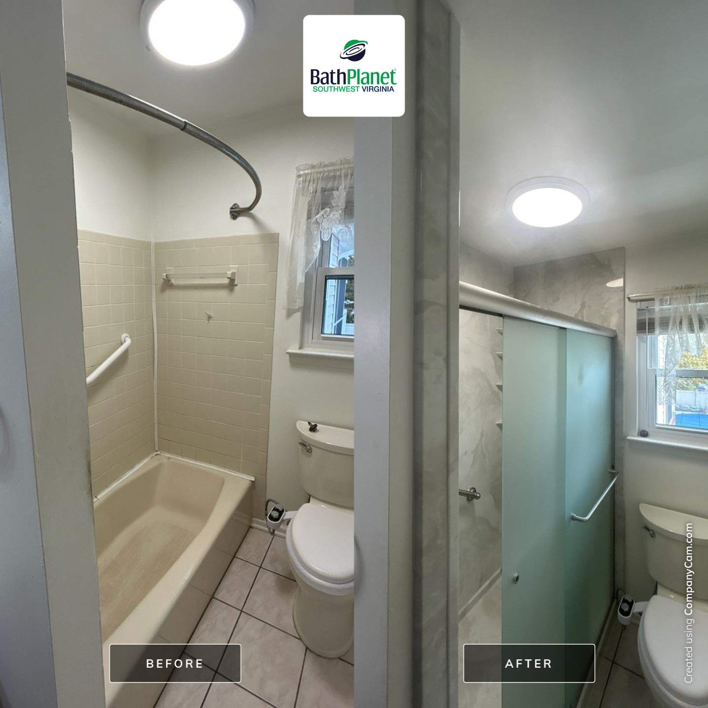 Tub to Shower by BathPlanet SW Virginia