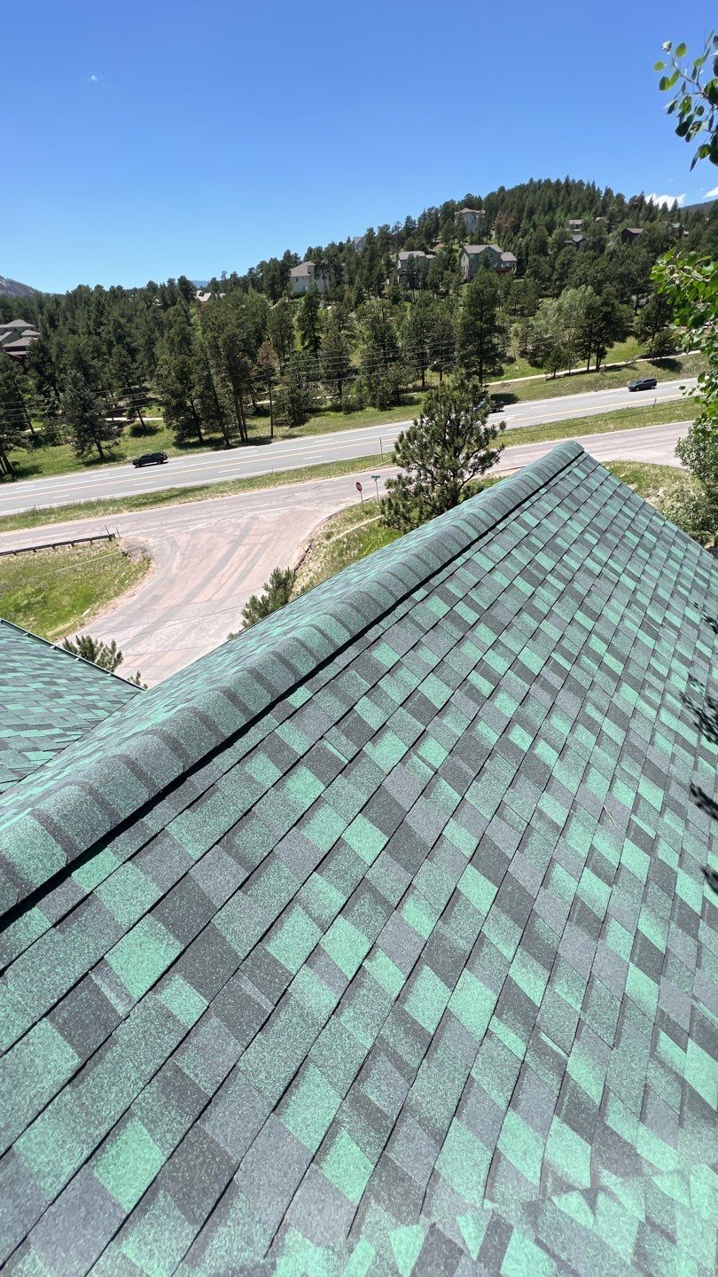 Commercial Roofing Installation using CERTAINTEED NORTHGATE CLIMATE FLEX HD-- HUNTER GREEN by A to Z Roofing