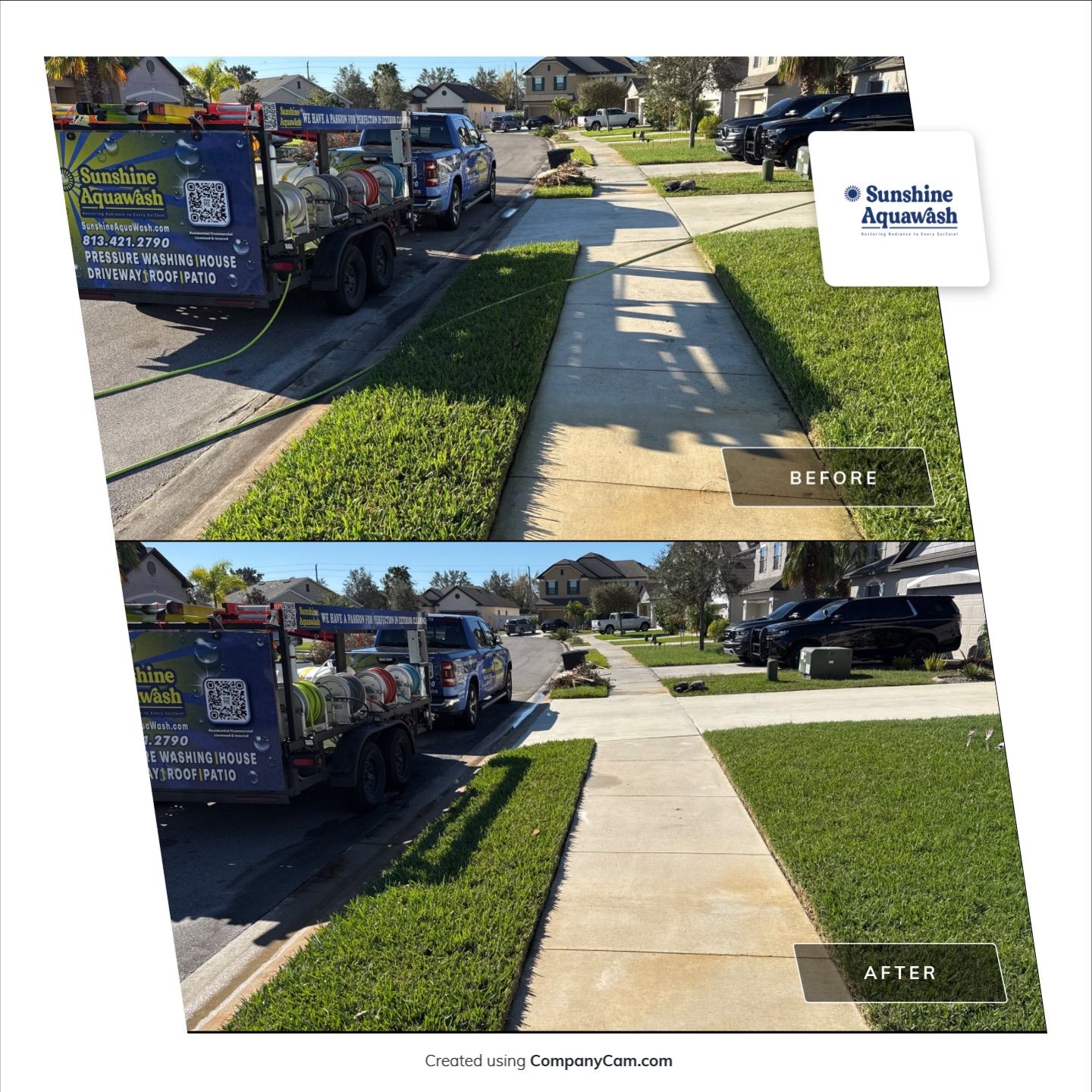 Comprehensive Concrete and Vinyl Fence Cleaning in Willow Walk Community, Palmetto, FL by Sunshine AquaWash