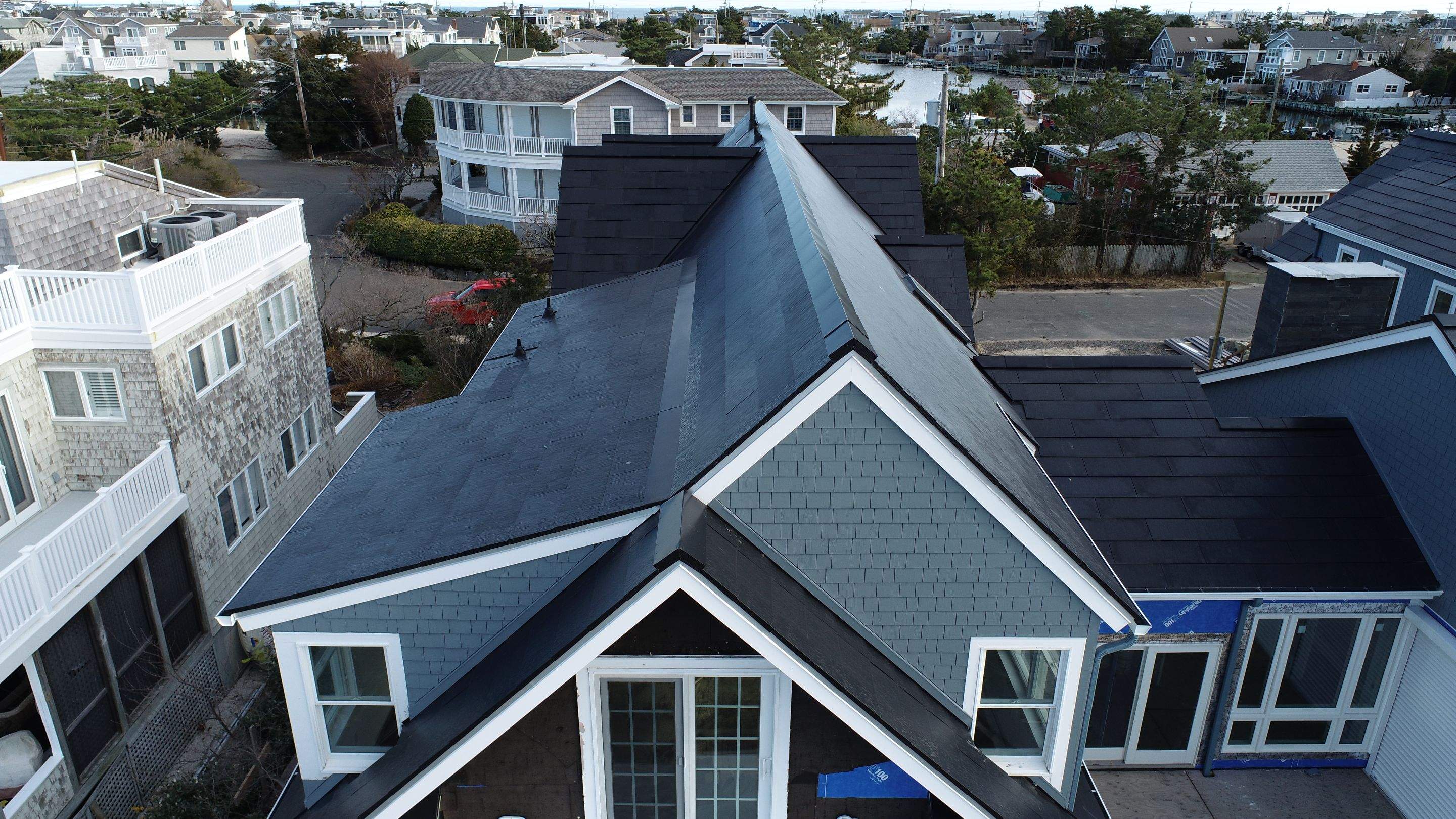 Tesla Solar Roof Long Beach Island New Jersey by American Home Contractors
