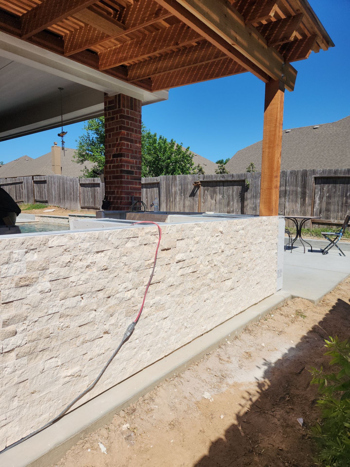 Pergola and Summer Kitchen in Conroe, TX by SophAlx LLC