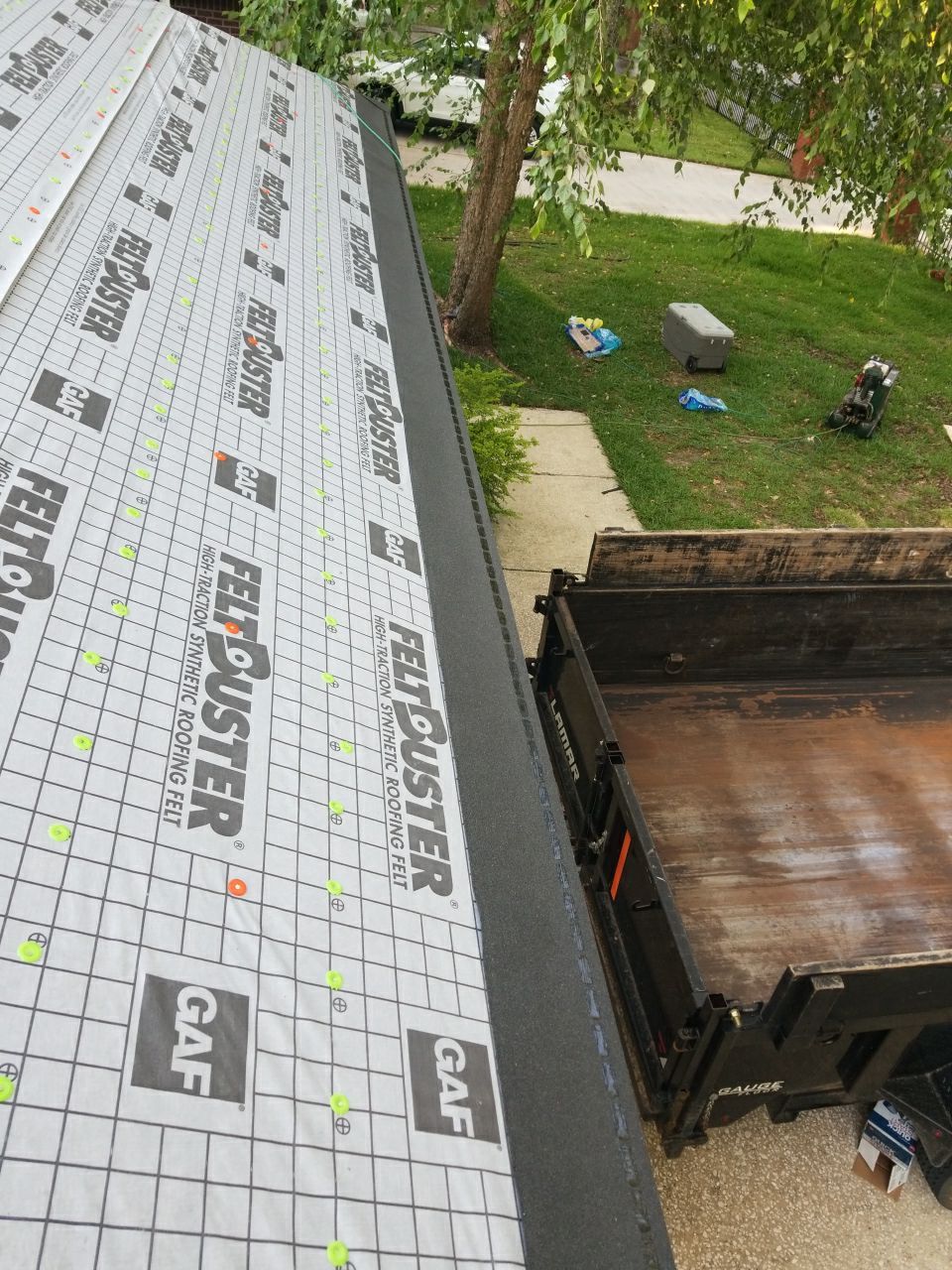 Residential Roofing Installation using Roof Replacement by American Roofing & Construction LLC