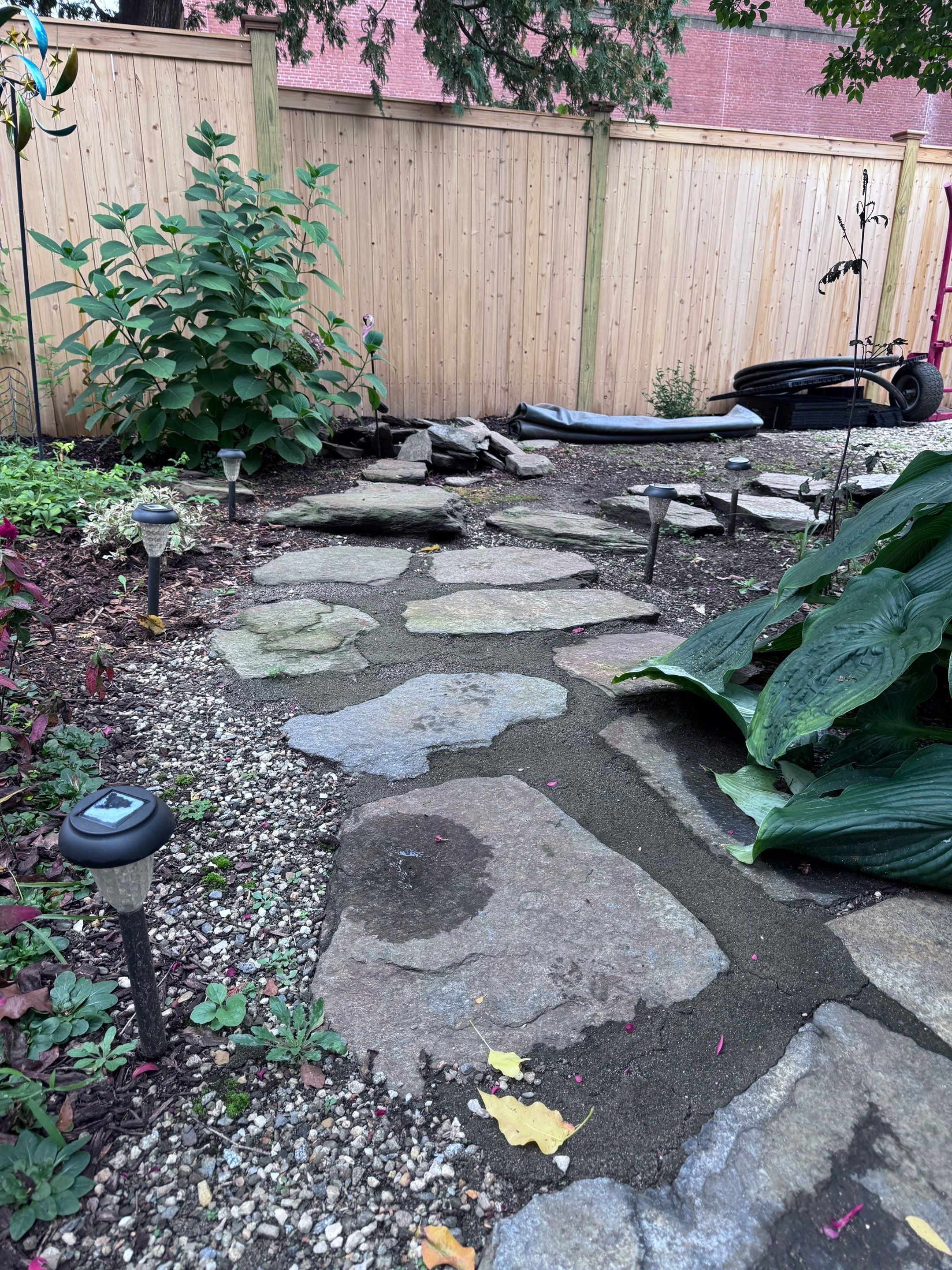 New Pondless Waterfall in Northampton by Wicked Water Gardens