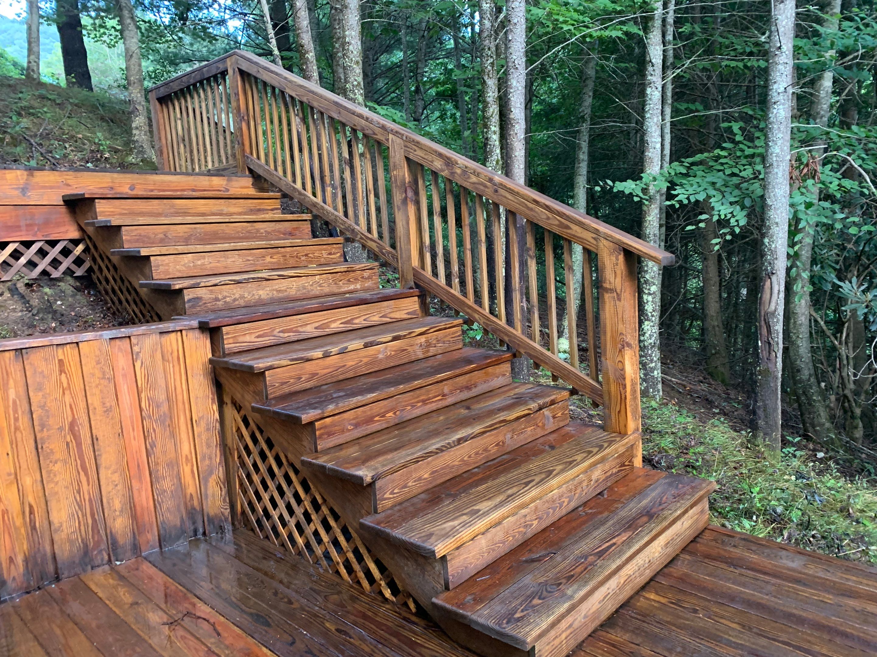 Coated Deck using Wood Sealant by DuraSeal