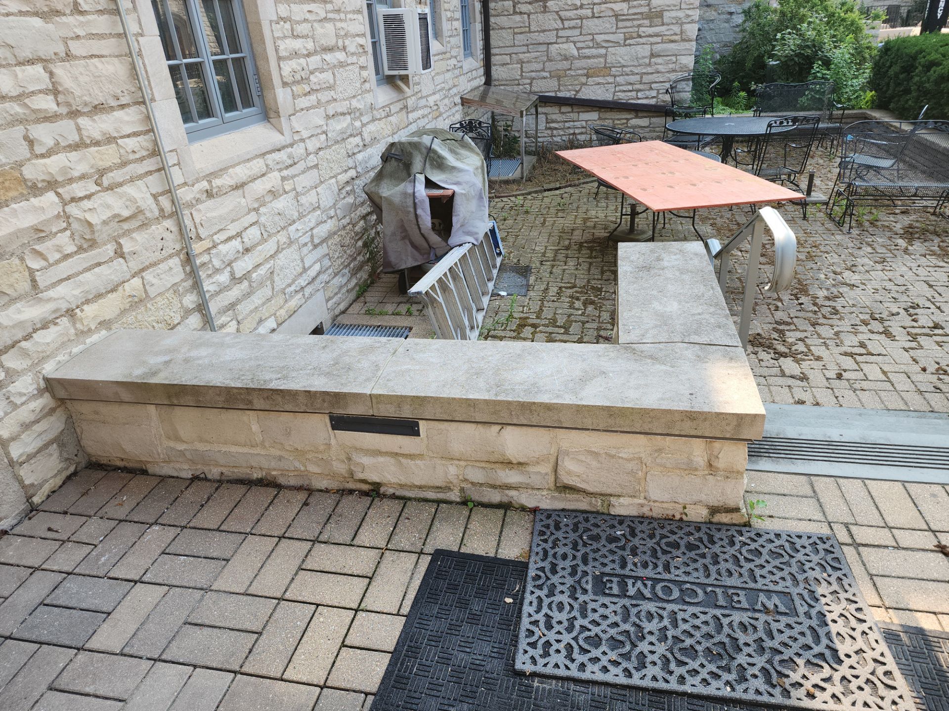 Brick paver cleaning. by Northern Power Washing LLC.