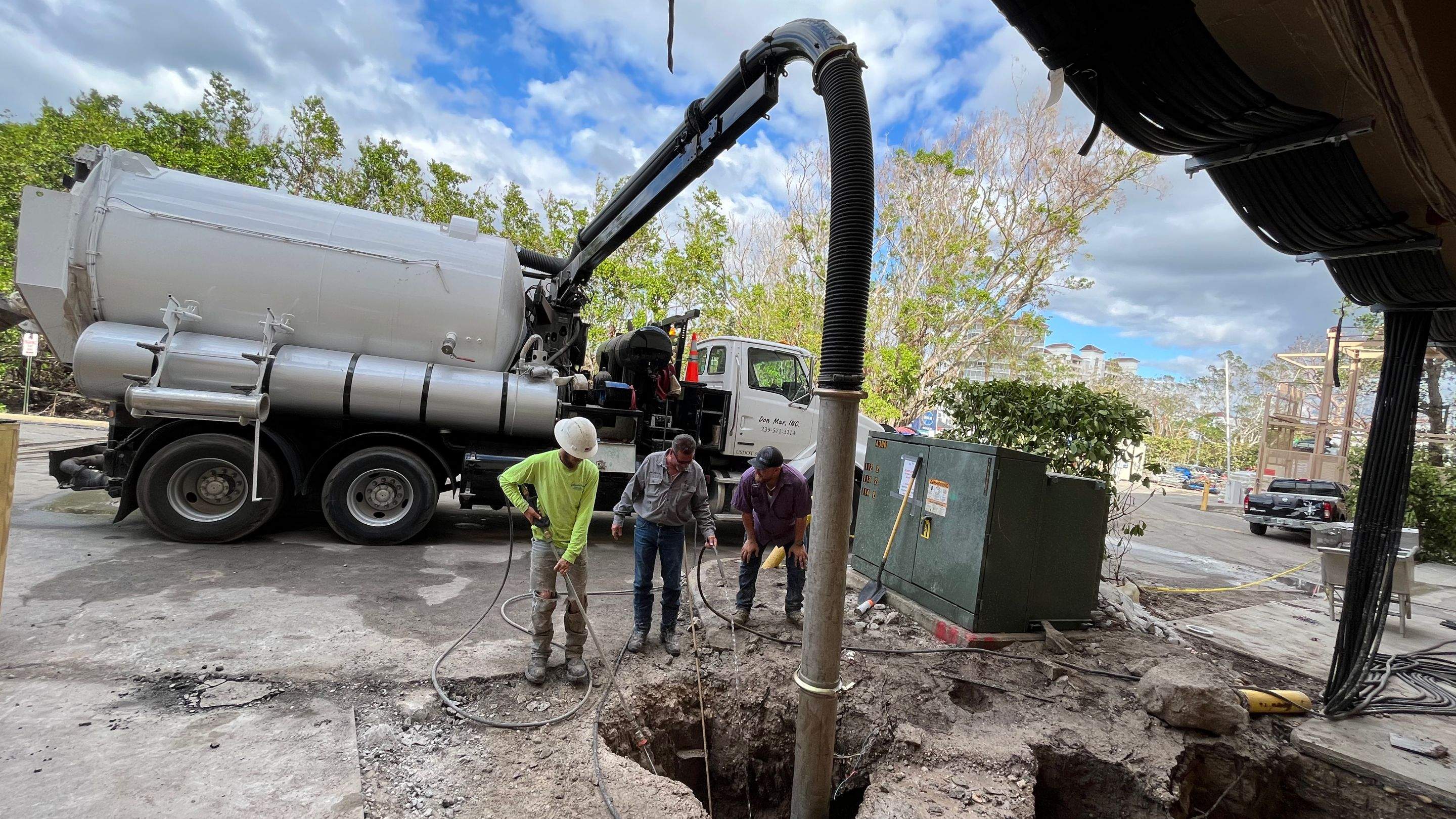 Ritz-Carlton North Service Road Daylighting by Don Mar, Inc. Storm Water Solutions