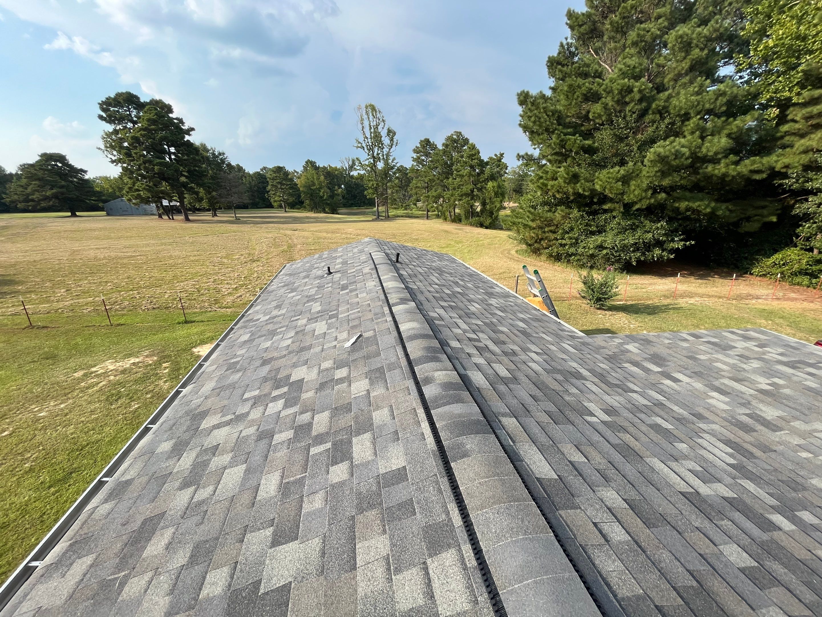 Residential Shingle Reroof using Malarkey Highlander: Storm Gray by Hostetler Roofing