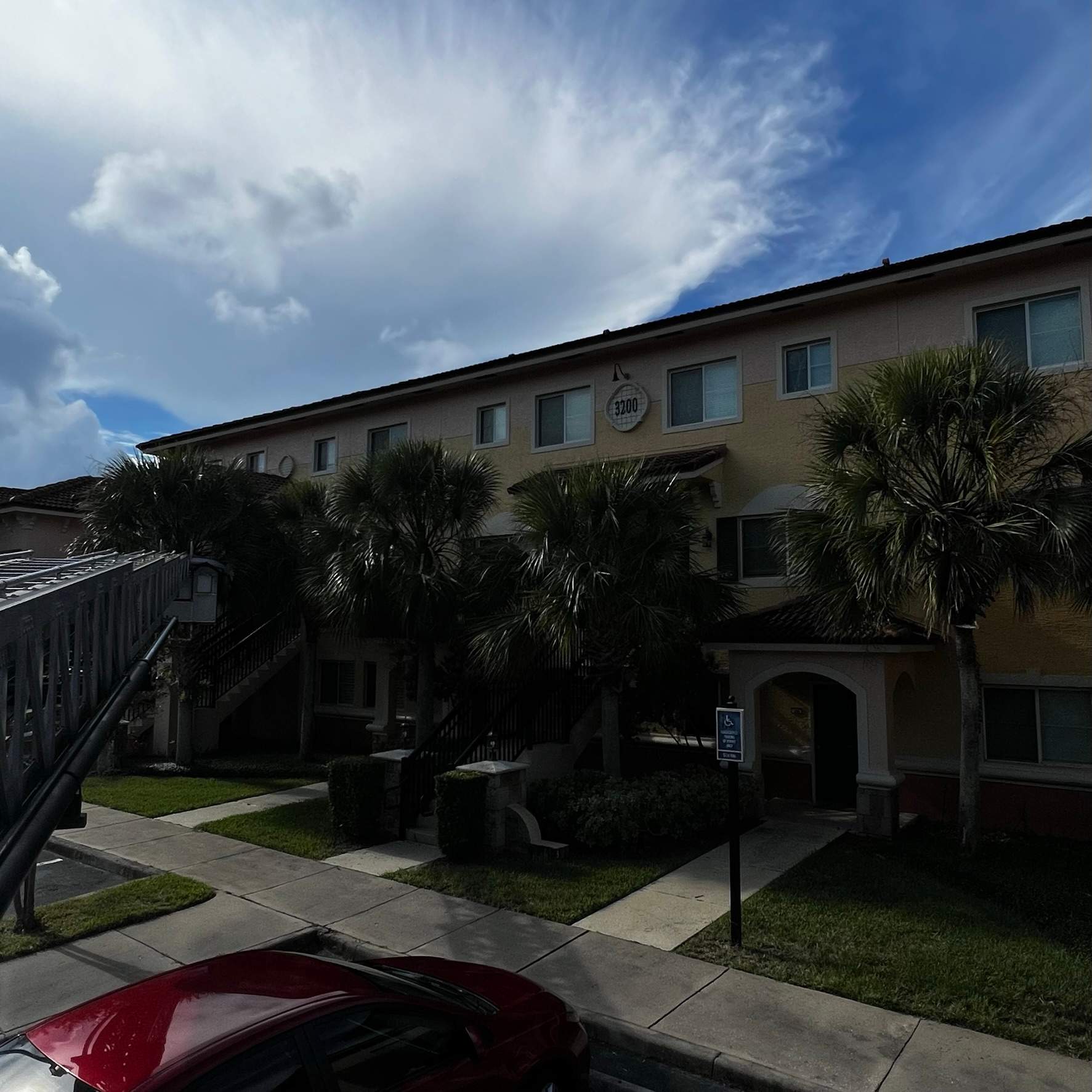 Palm Tree Trimming | IL Villagio Condominiums by ProGreen Services