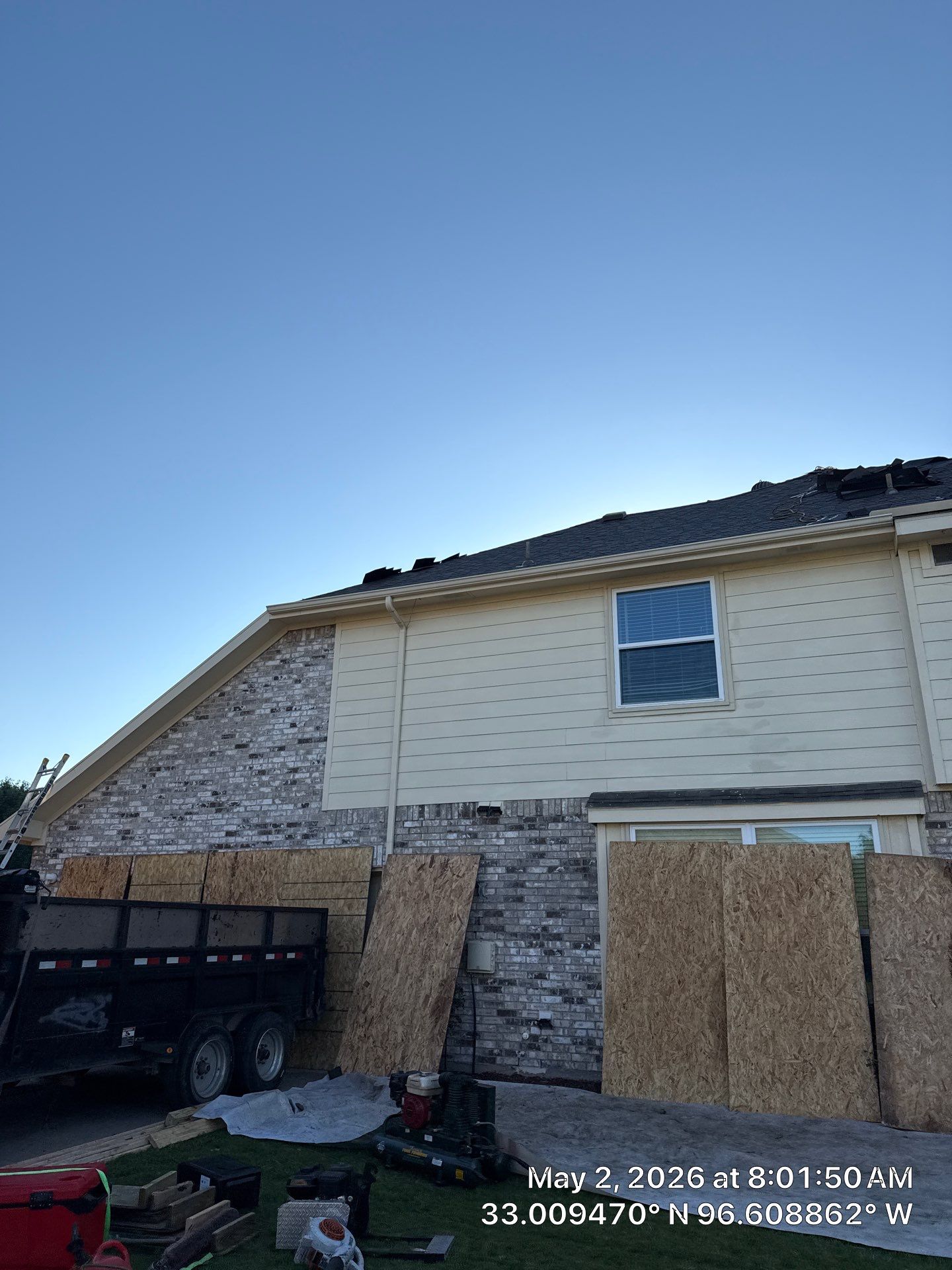 Project in Murphy  by Zeus Exteriors