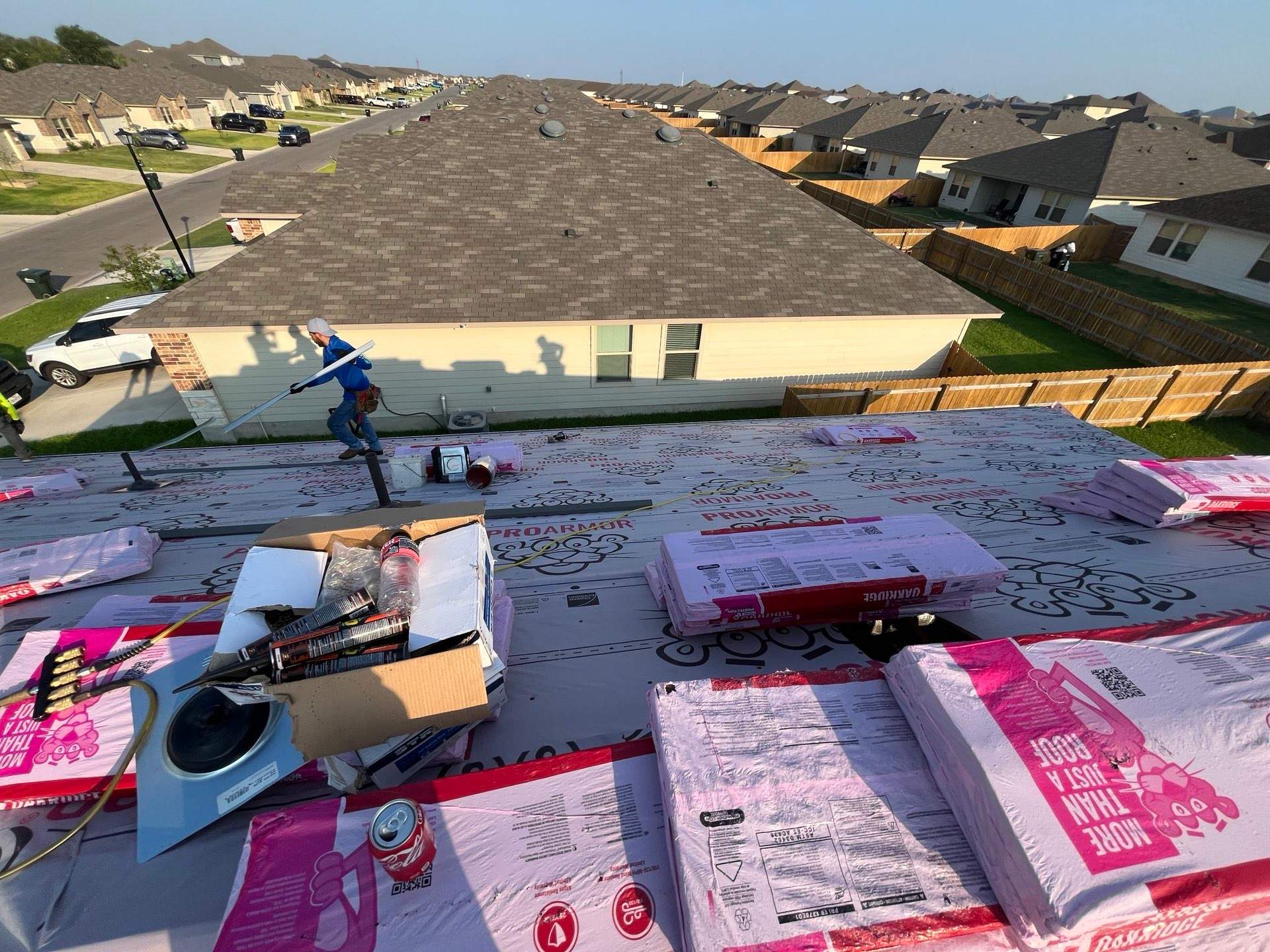 Residential Roofing Installation using Owens Corning Oakridge by Kstylez Roofing & Construction
