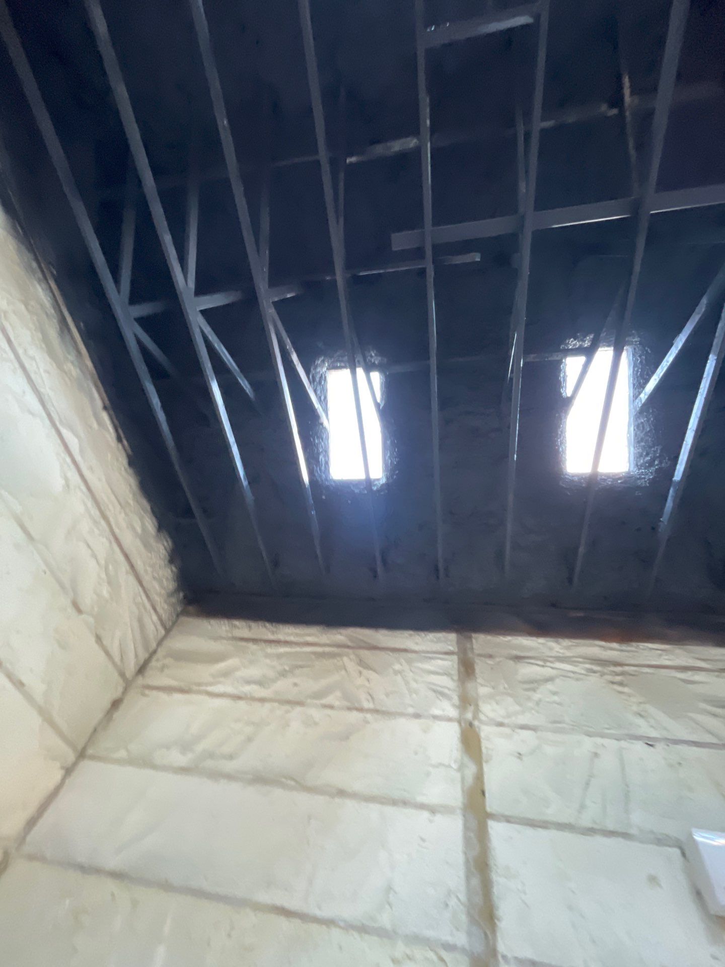 Open Cell Spray Foam to a Pole Barn by NYS Foam & Energy