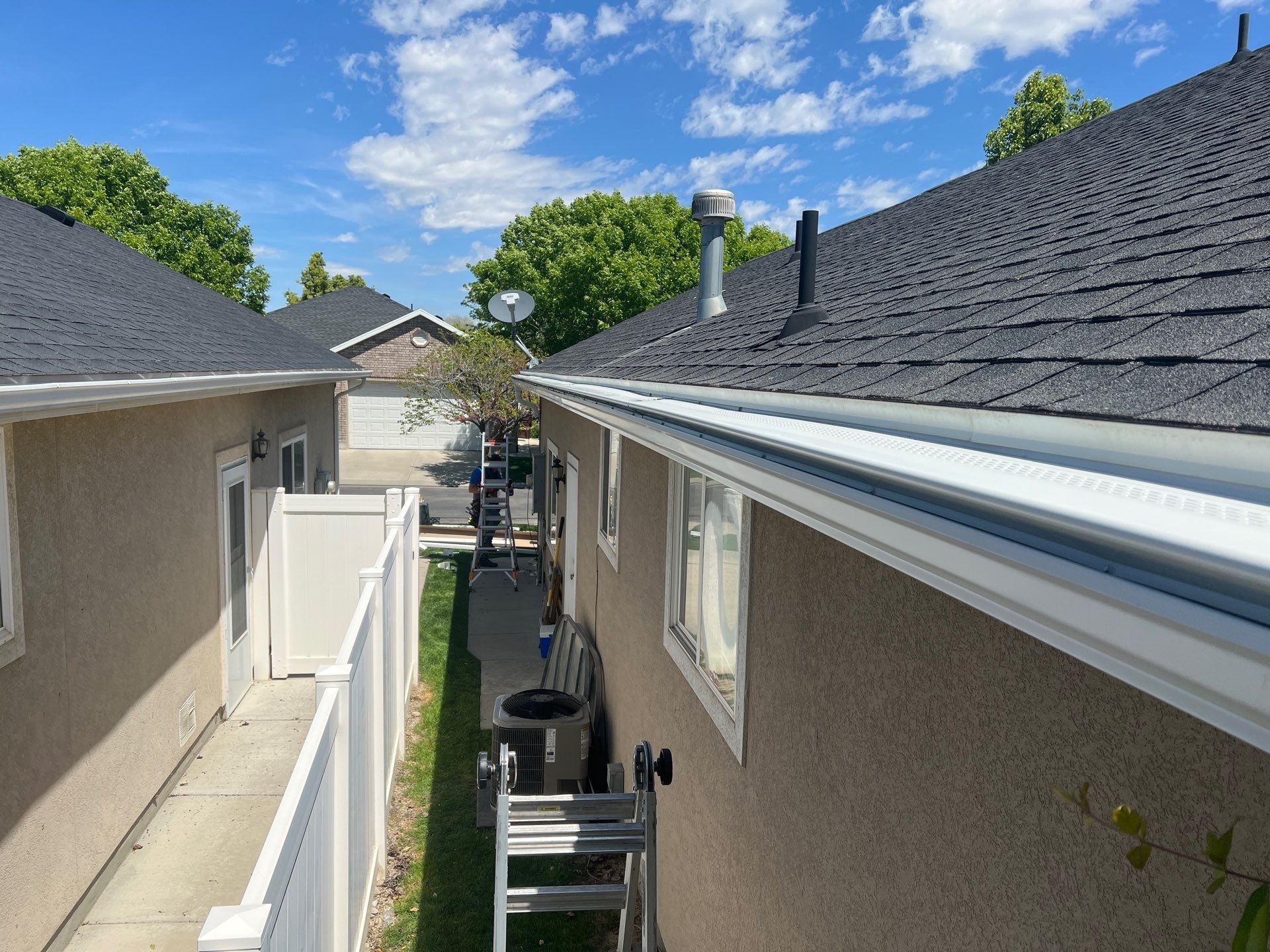 Project in Riverton by Emerald Gotcha Gutters 