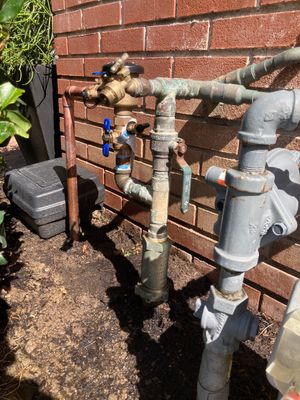 PVC on Backflow Leaking