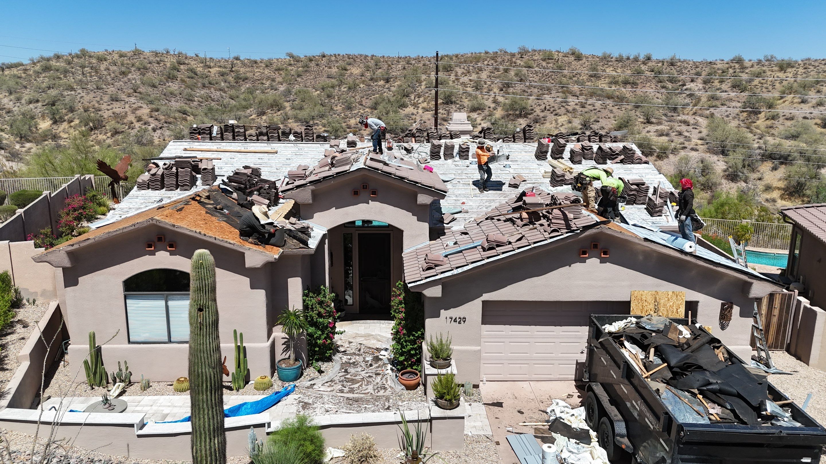 Project in Fountain Hills, AZ by Saint Roofing