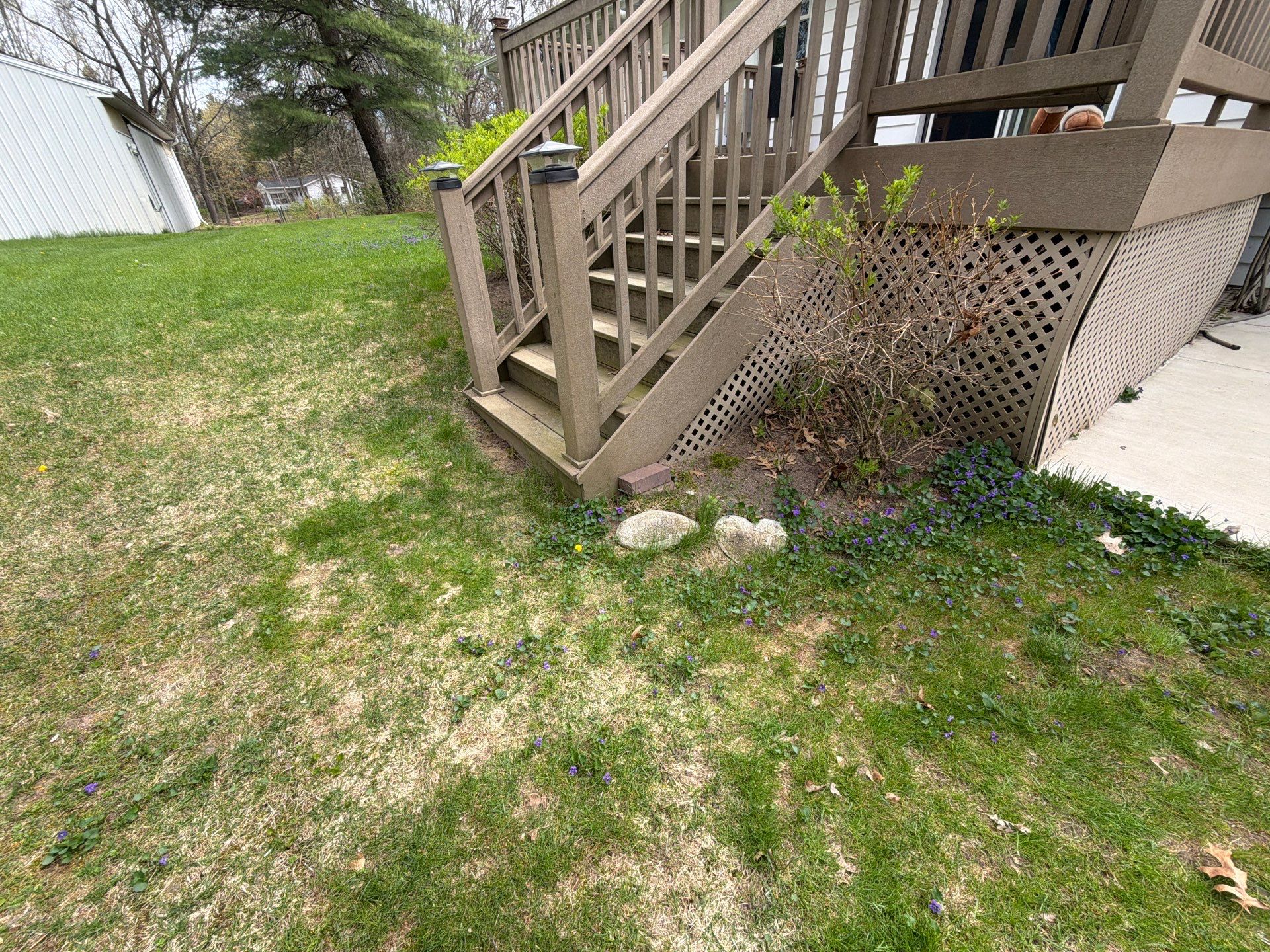 Deck and French Door Installation in Rockford by Cutting Edge Homes