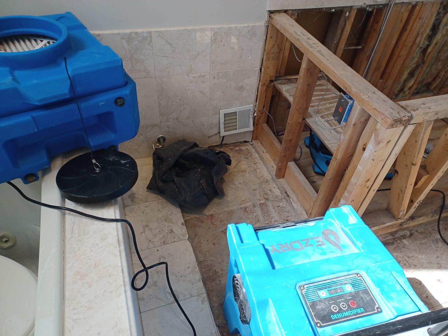 Project in West Bloomfield Township by EzDry Water Mitigation & Property Restoration