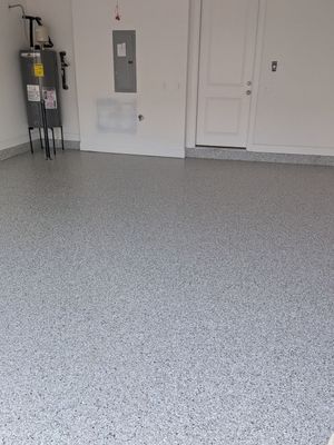 Garage Floor Coating using Coyote