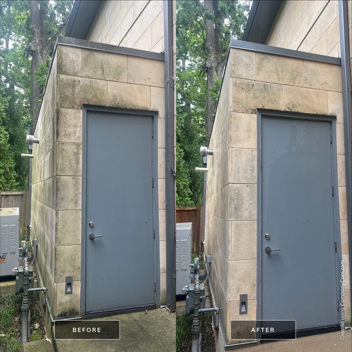 Project in Winnetka by Simmons Power & Soft Washing