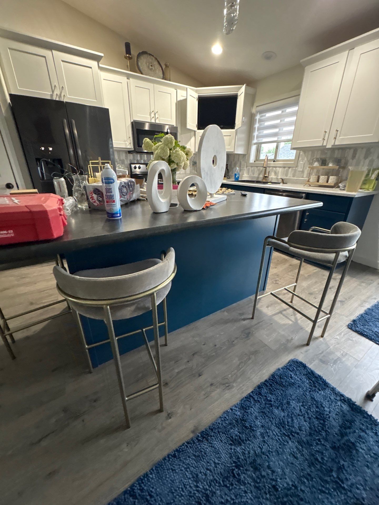 Harrisburg Interior Painting and Two-Tone Kitchen Cabinet Refinishing by Select Painting, Coatings & Garage Cabinets