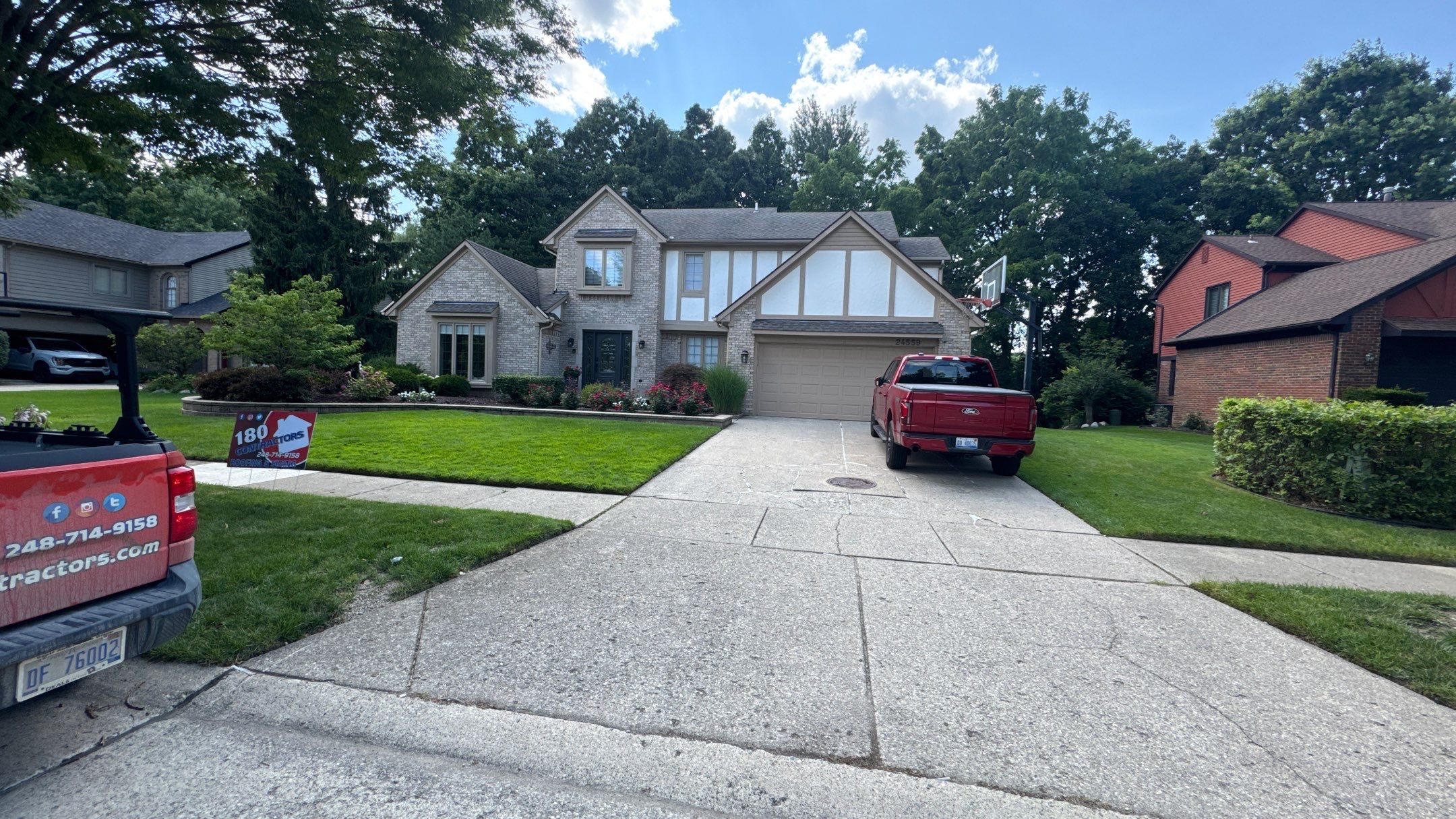 Siding Replacement using Alside D5" Flagship Brown by 180 Contractors
