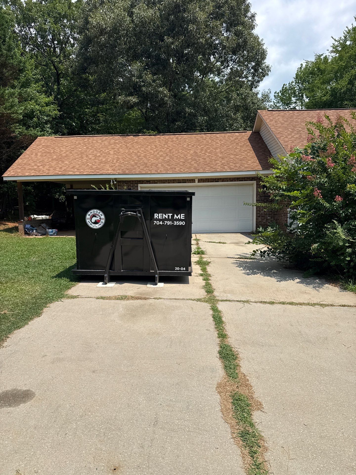 Dumpster Rental Waxhaw by Badger Hauling