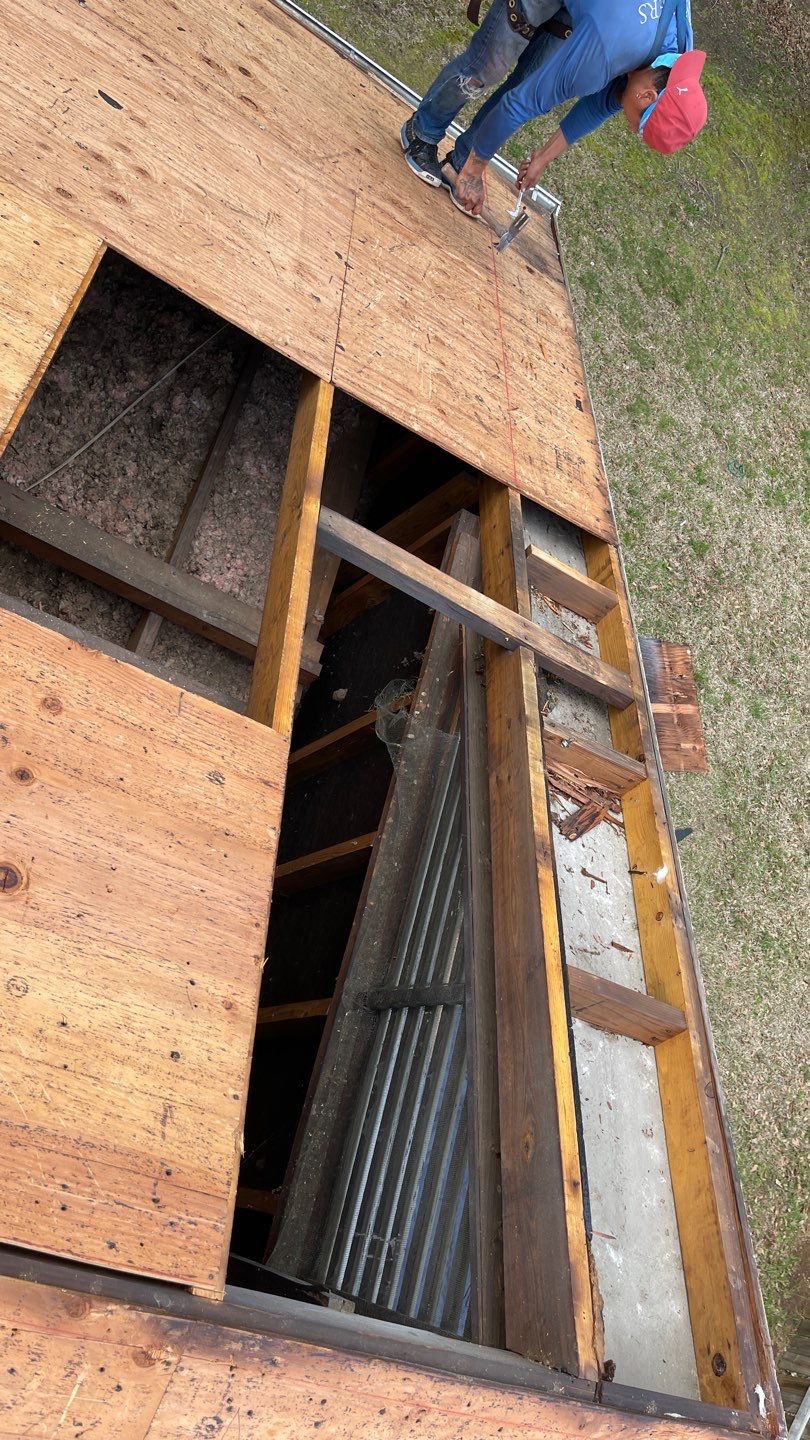 Roof and gutter replacement by hail damage by Just Brilliant Restoration JBR